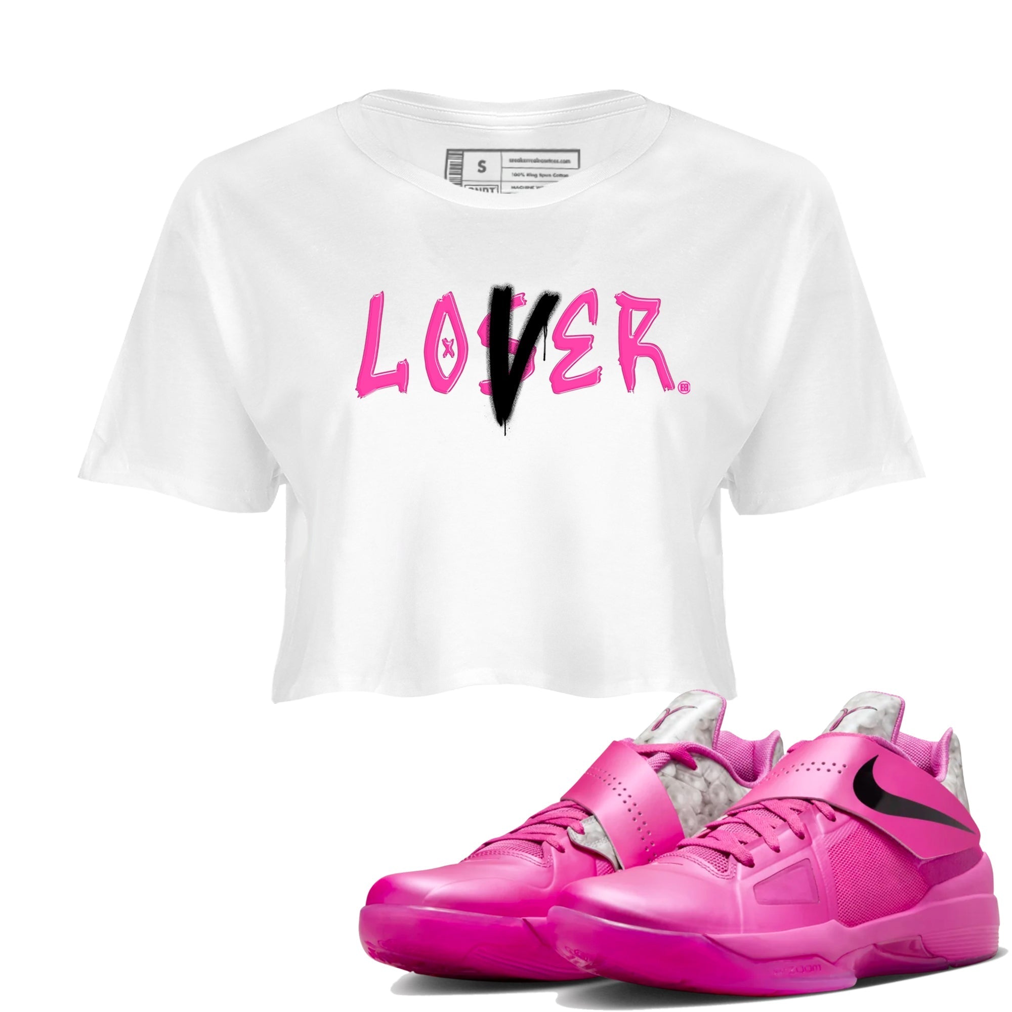 Loser Lover snkmatch Women's Top - Nike KD 4 Aunt Pearl