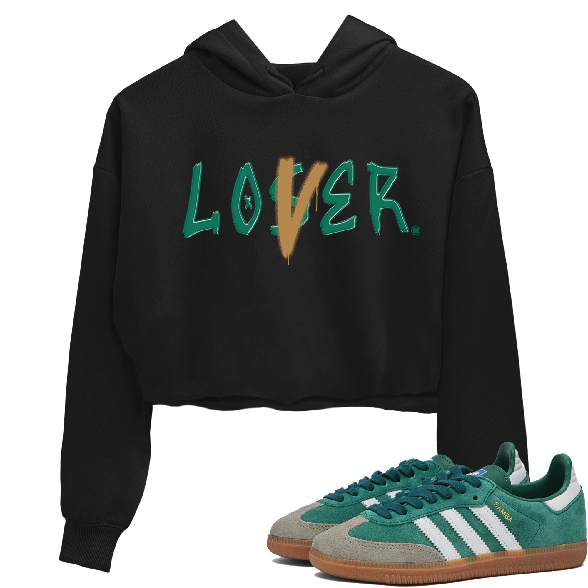 Loser Lover snkmatch Women's Top - Samba Collegiate Green Gum