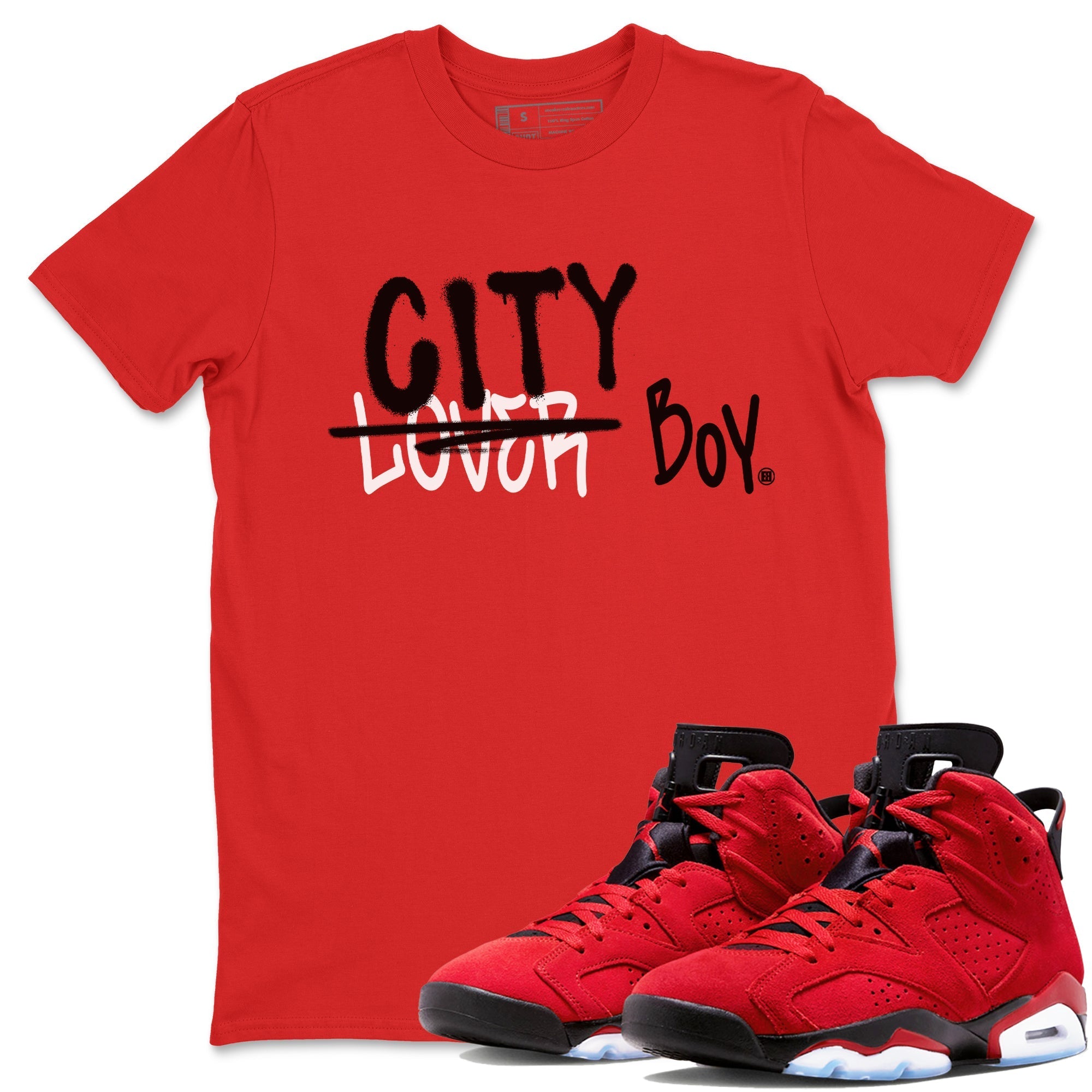 Loser X City Boy Unisex Tops - Air Jordan 6 Toro Bravo