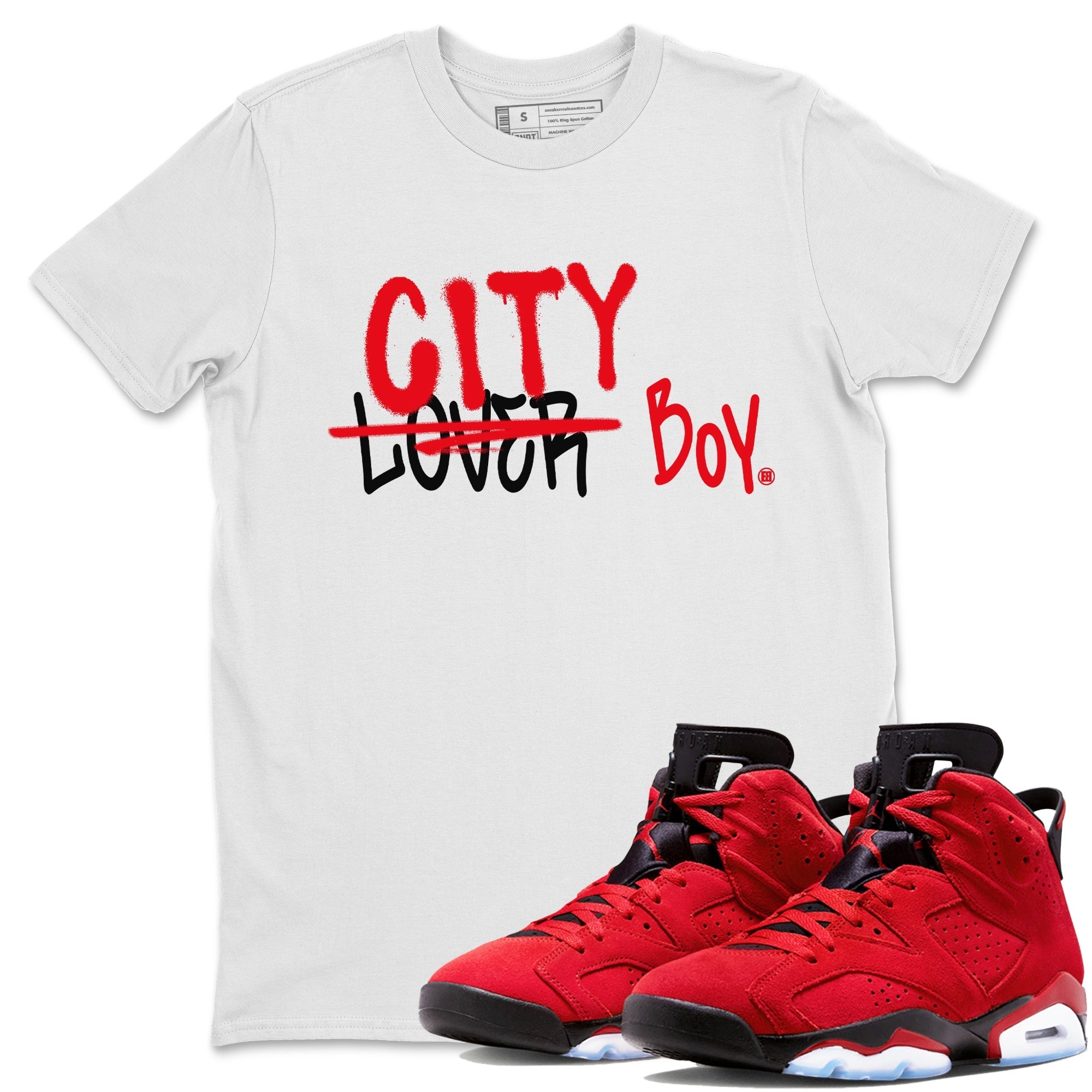 Loser X City Boy Unisex Tops - Air Jordan 6 Toro Bravo