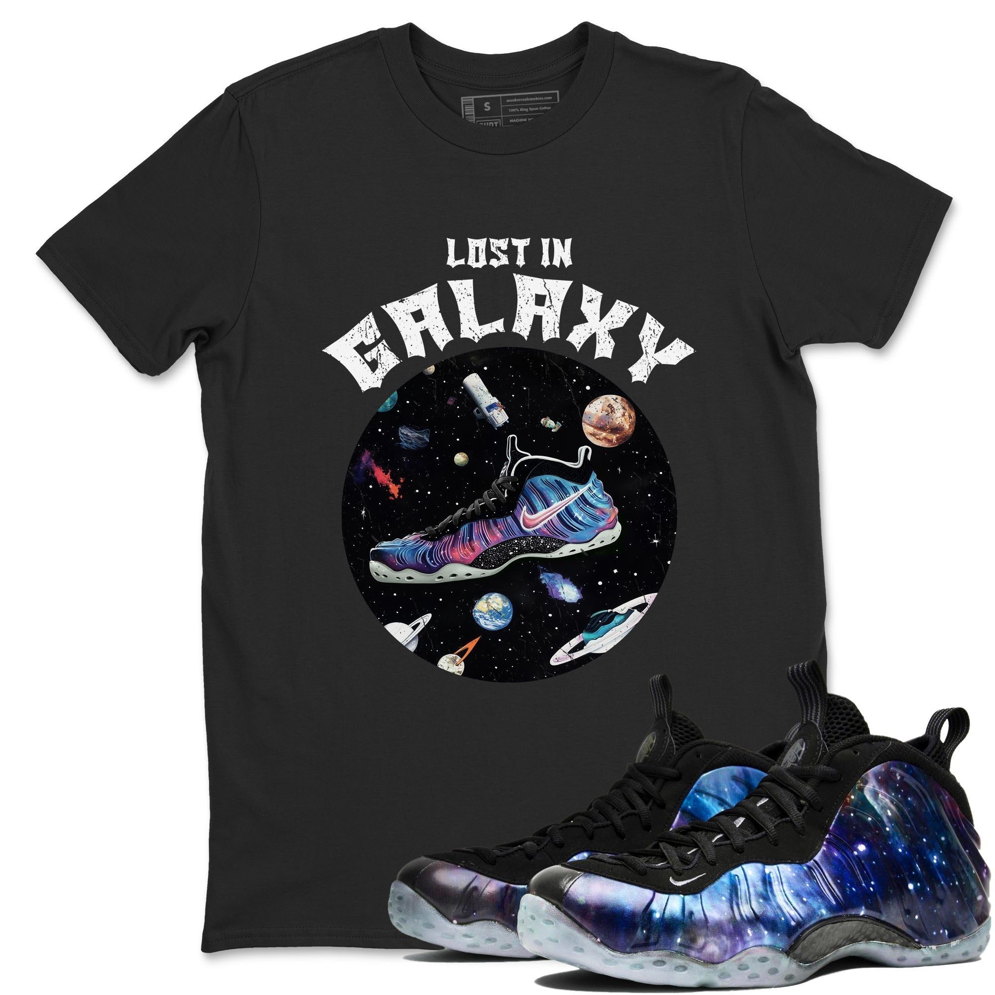 Lost In Galaxy snkmatch Tees - Air Foamposite One Galaxy