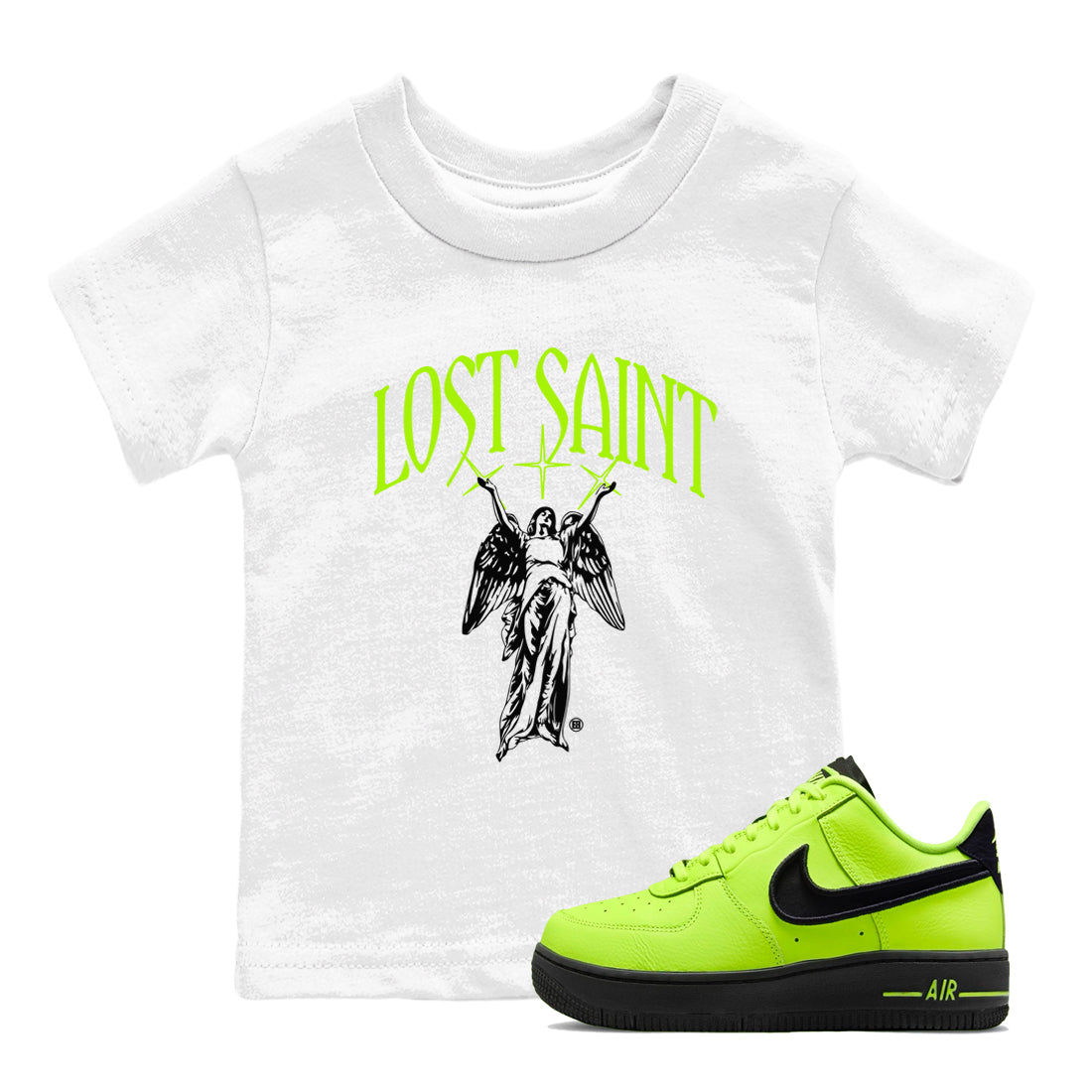 Lost Saint snkmatch Tees Kids - Air Force 1 Volt
