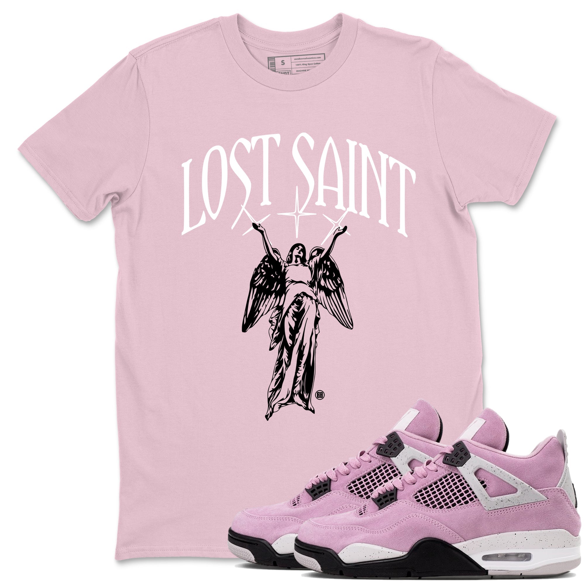Lost Saint snkmatch Tees - Air Jordan 4 Orchid