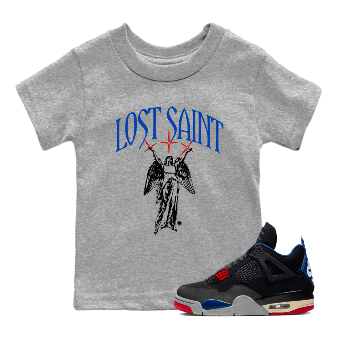 Lost Saint snkmatch Tees Kids - Air Jordan 4 Rare Air