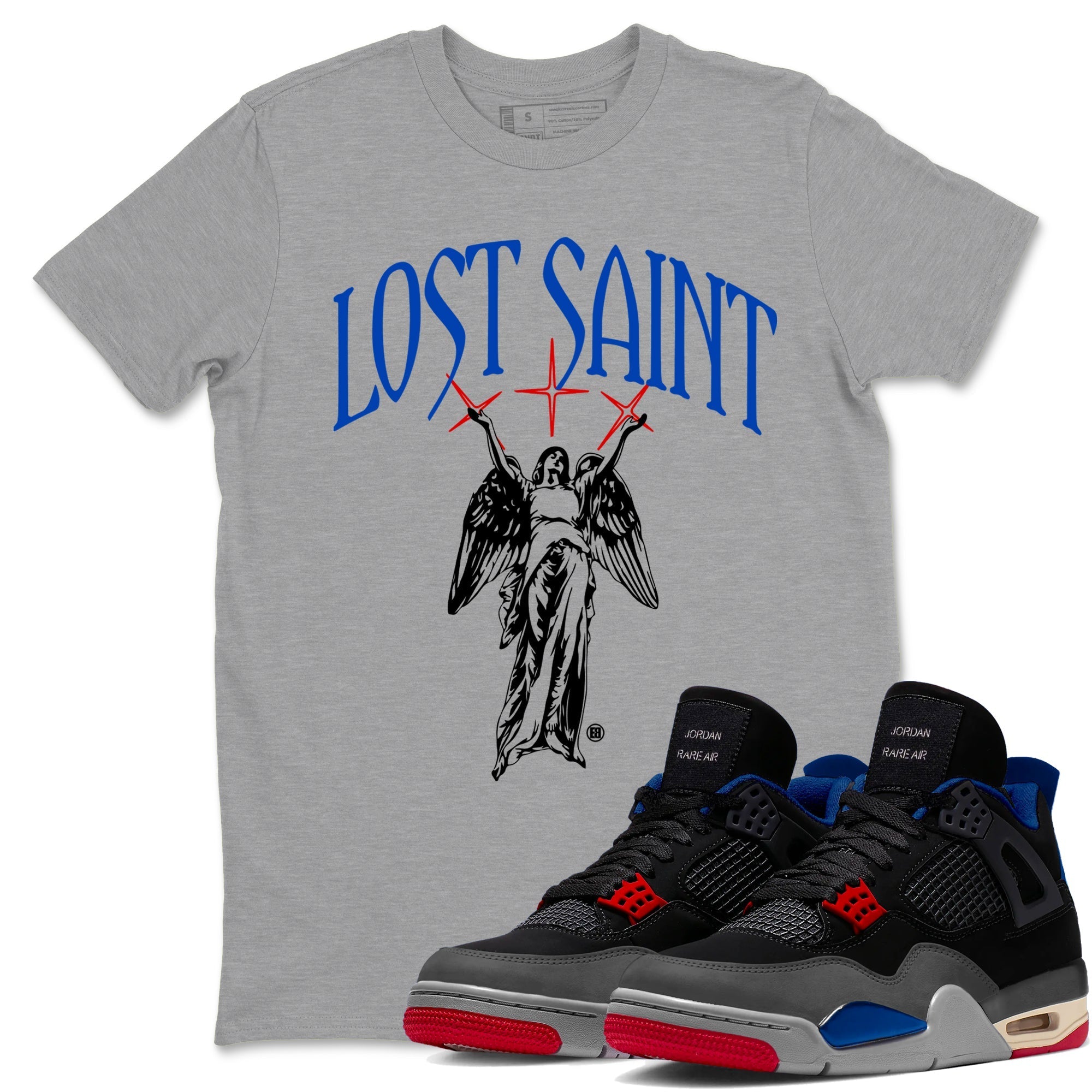 Lost Saint snkmatch Tees - Air Jordan 4 Rare Air