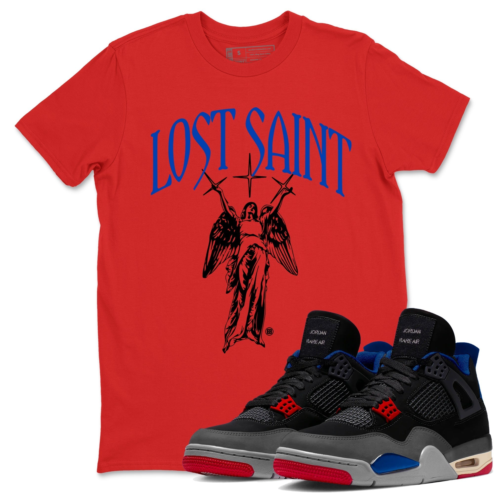 Lost Saint snkmatch Tees - Air Jordan 4 Rare Air