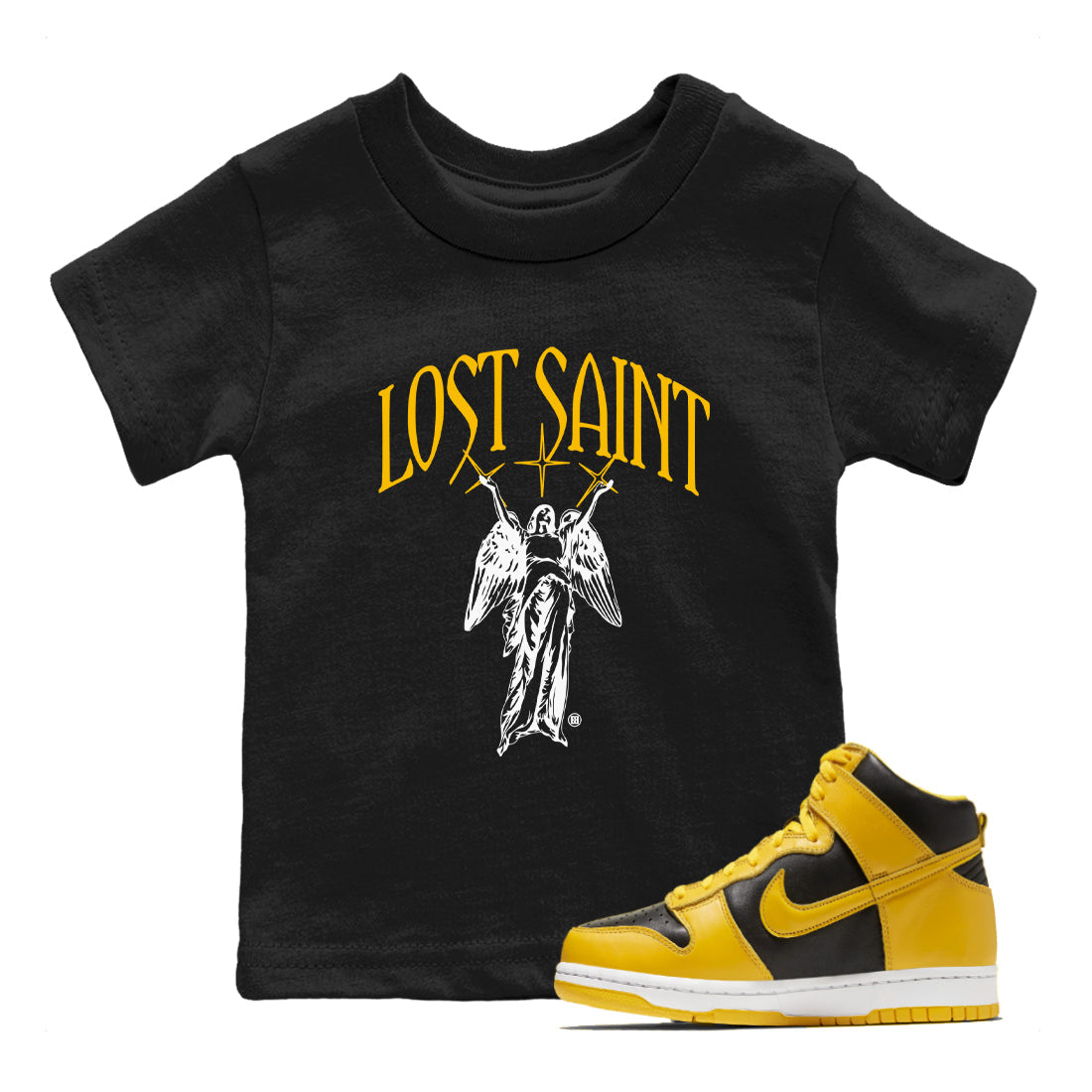 Lost Saint snkmatch Tees Kids - Dunk High Pollen