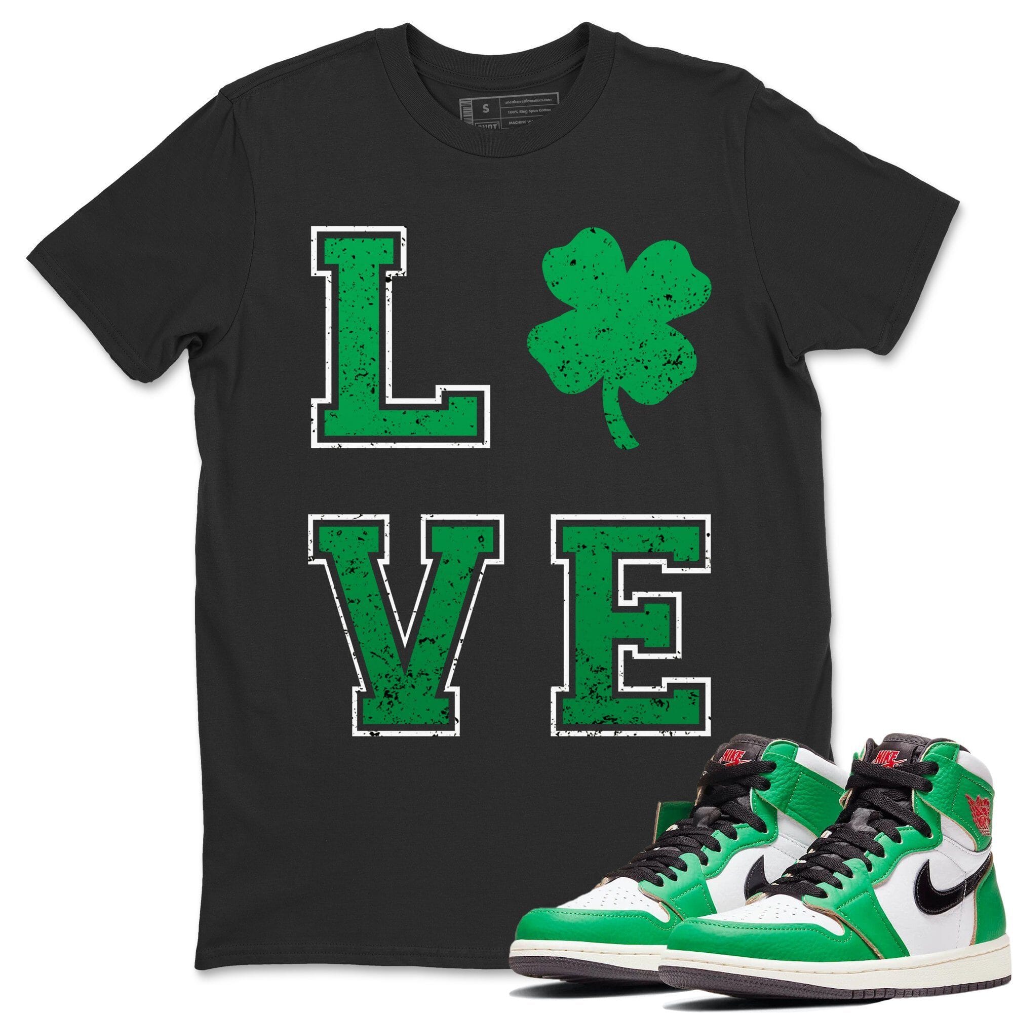 LOVE Unisex Tops - Air Jordan 1 Lucky Green