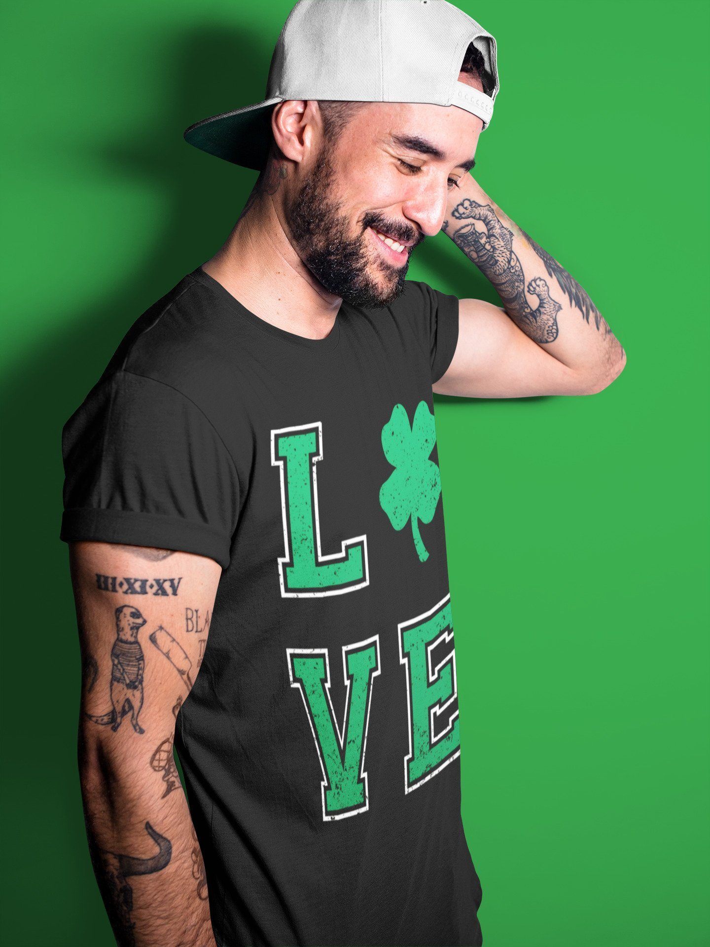 LOVE Unisex Tops - Air Jordan 1 Lucky Green