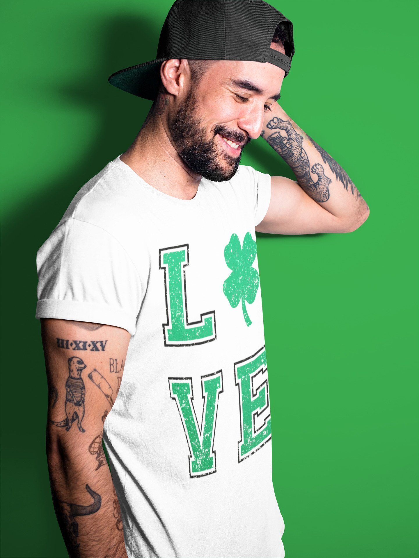 LOVE Unisex Tops - Air Jordan 1 Lucky Green