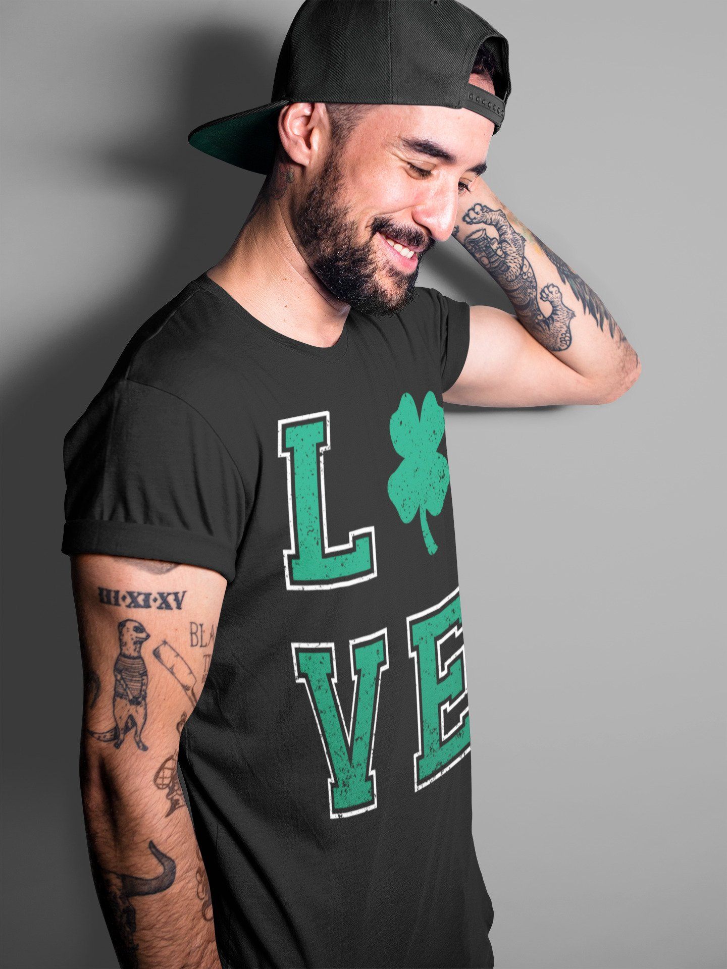 LOVE Unisex Tops - Air Jordan 13 Lucky Green