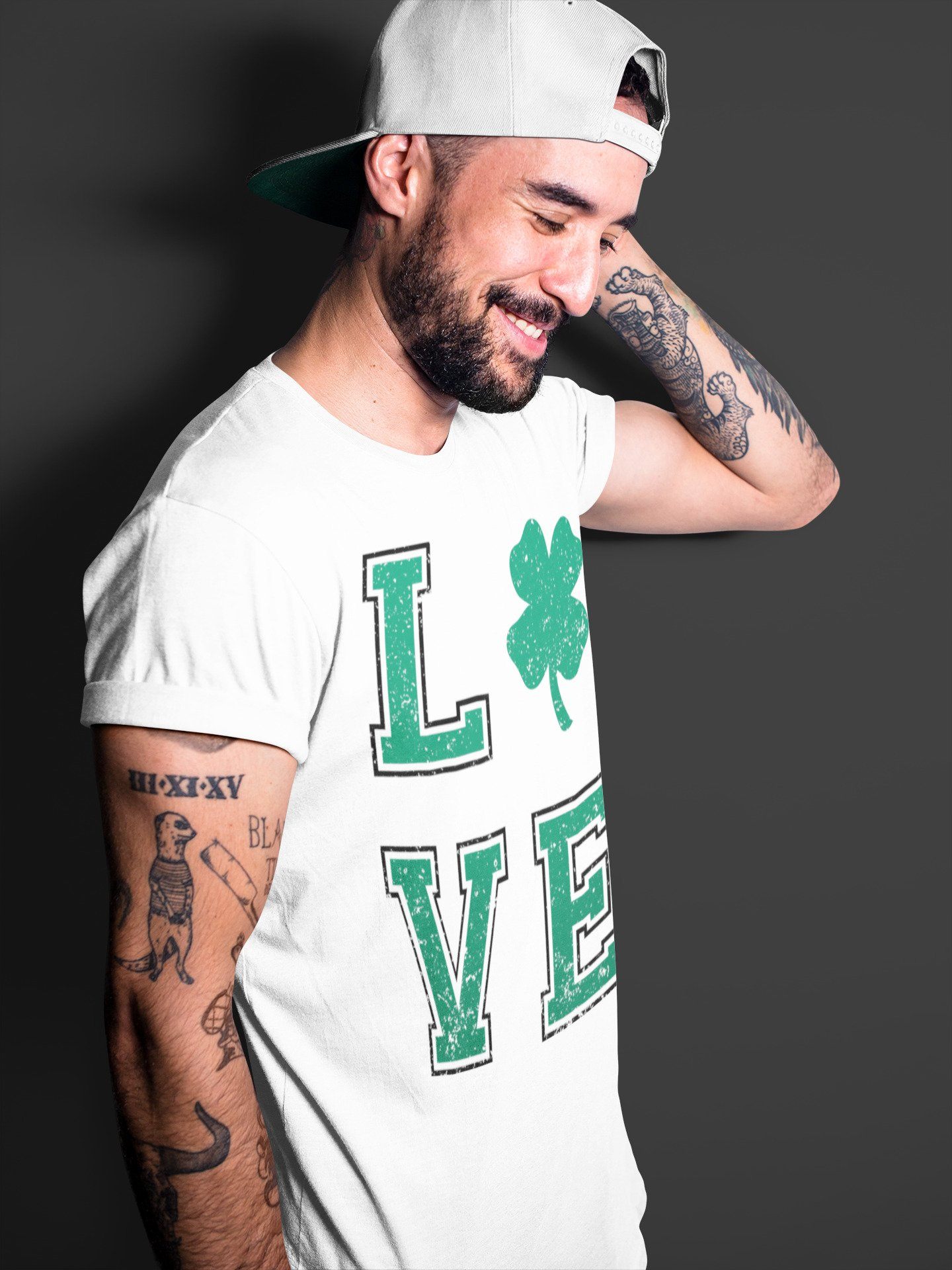 LOVE Unisex Tops - Air Jordan 13 Lucky Green