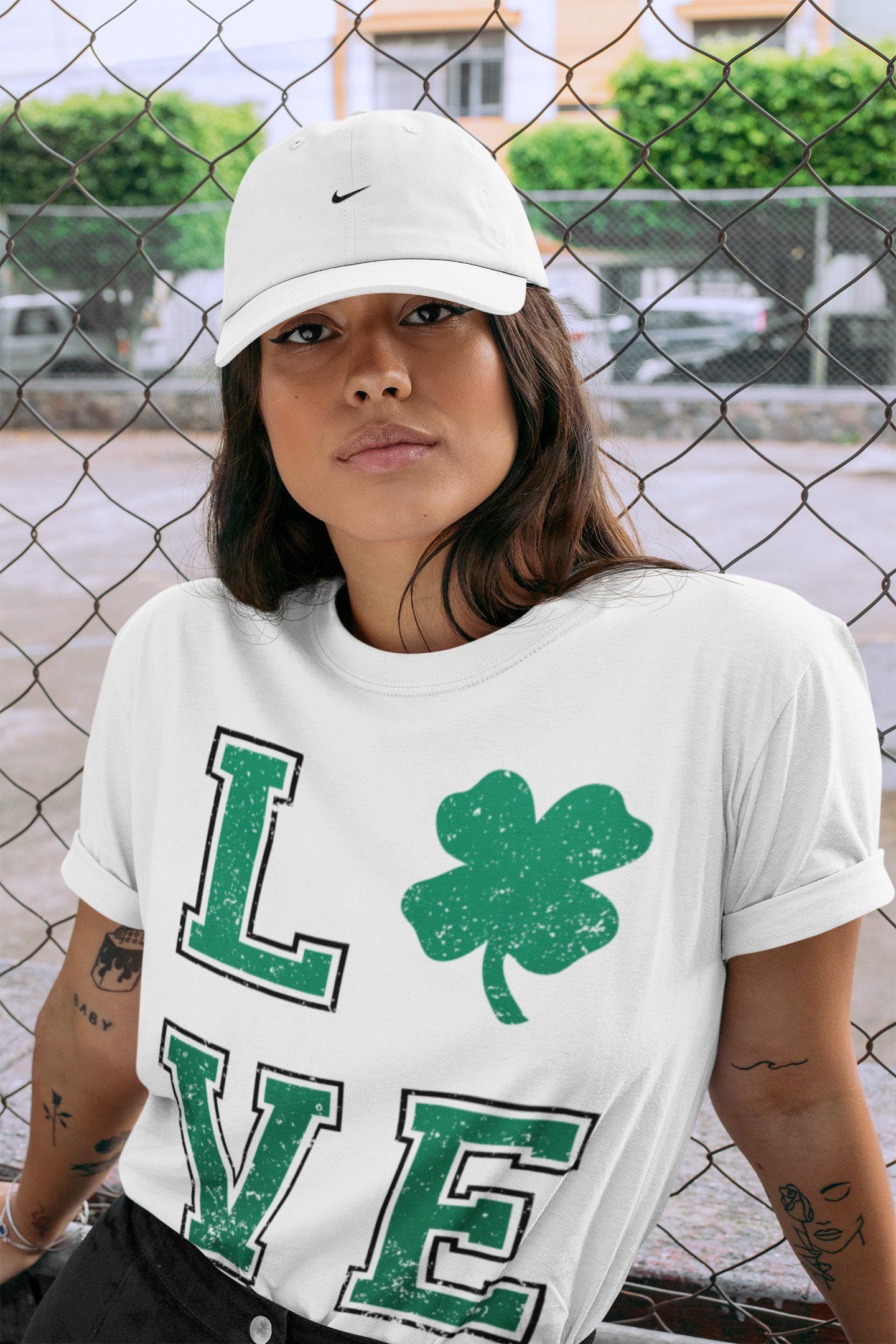 LOVE Unisex Tops - Air Jordan 13 Lucky Green