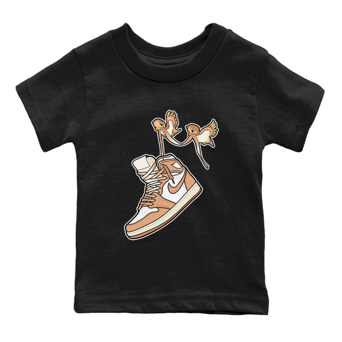 Love Birds snkmatch Tee Kids - Air Jordan 1 Praline