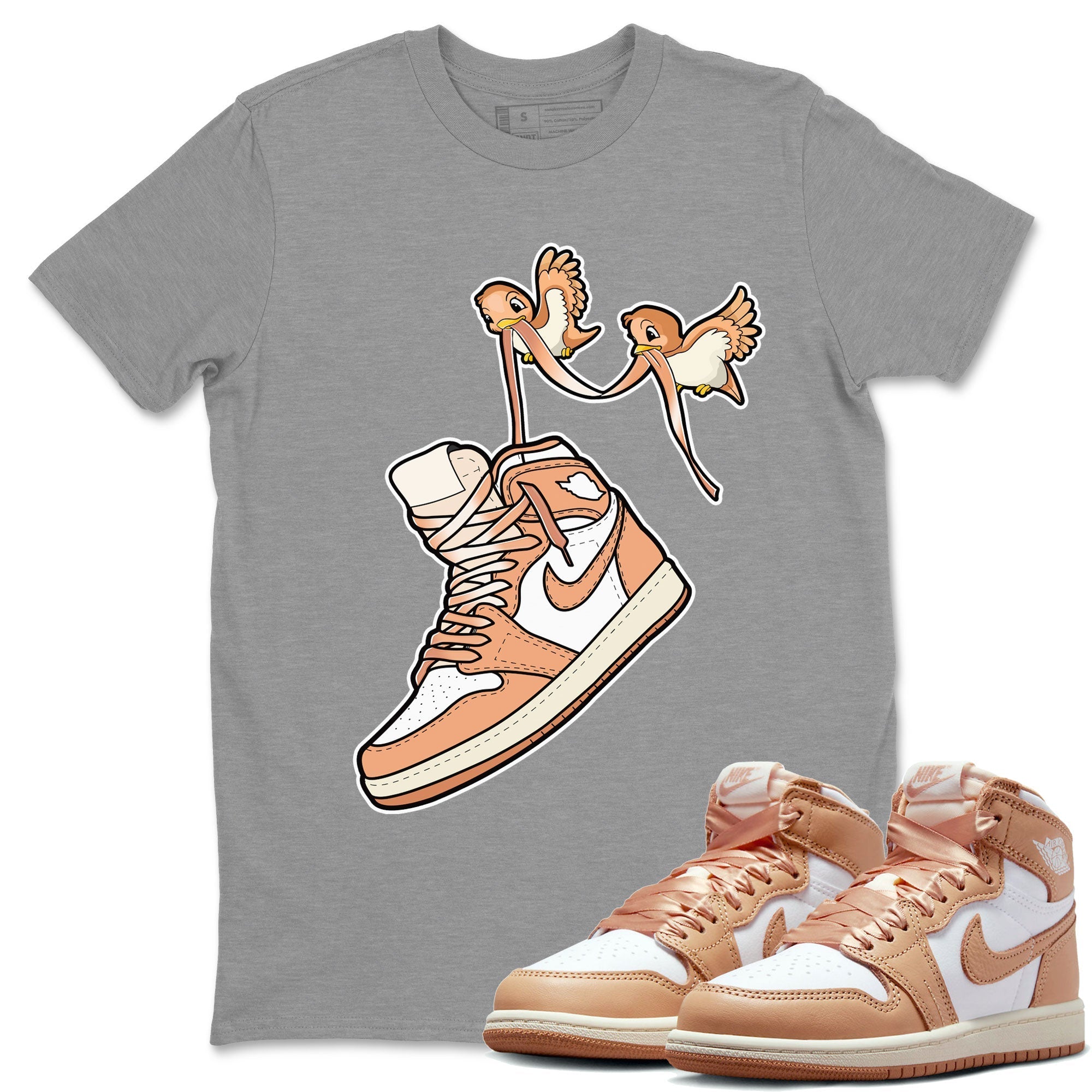 Love Birds snkmatch Tee - Air Jordan 1 Praline