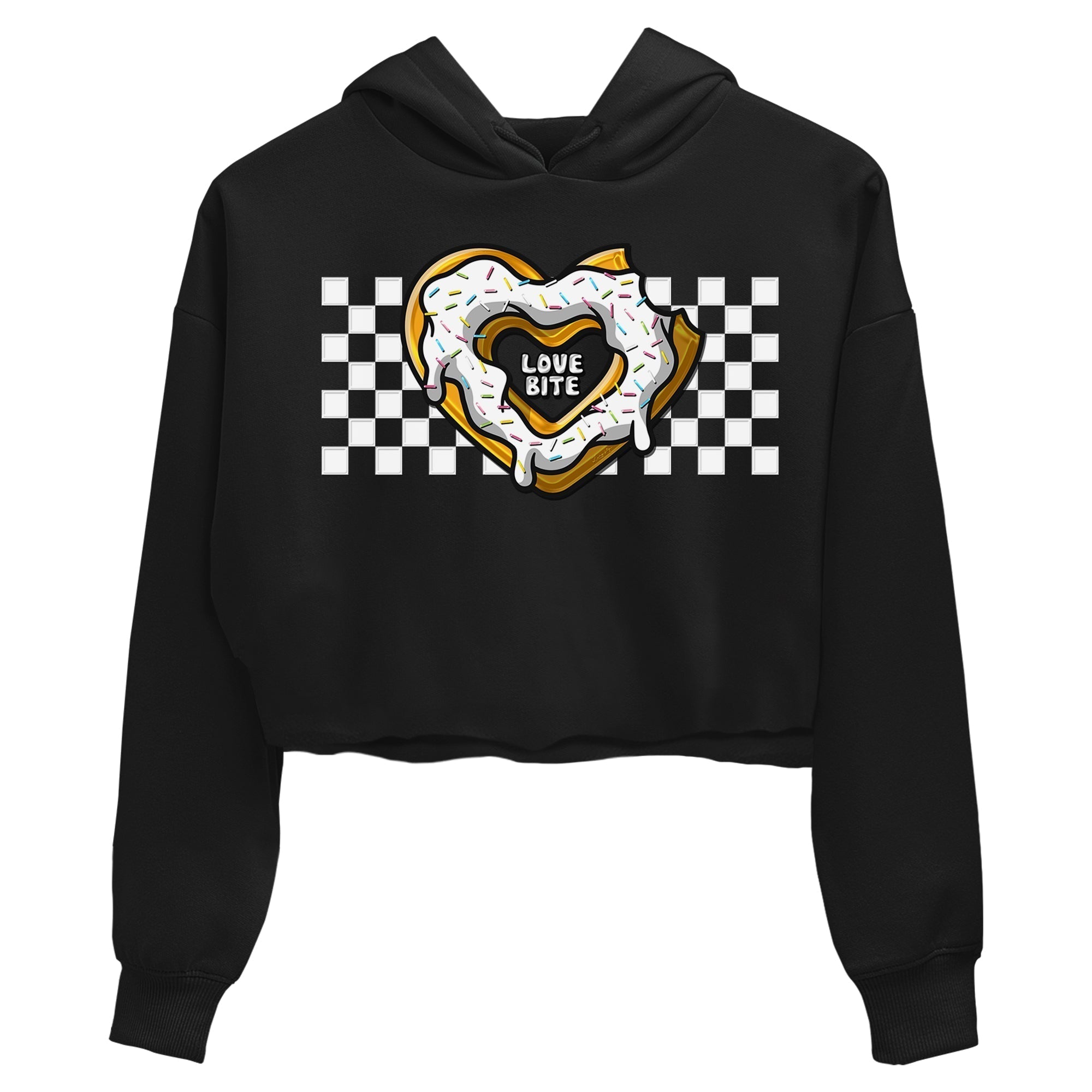 Love Bite Women's Tops - Air Jordan 1 Black White