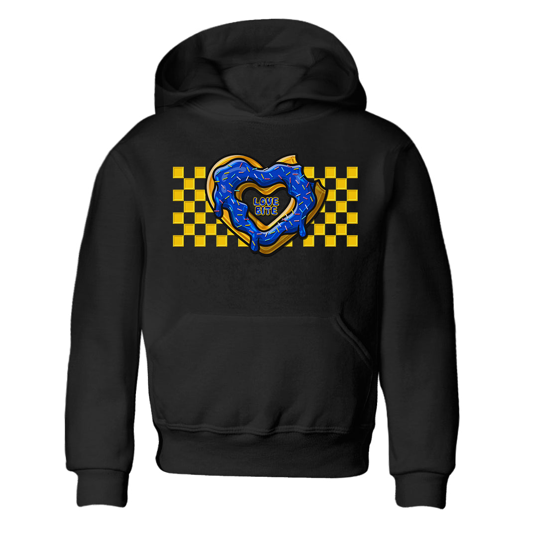 Love Bite Kids Tops - Air Jordan 1 Game Royal Varsity Maize