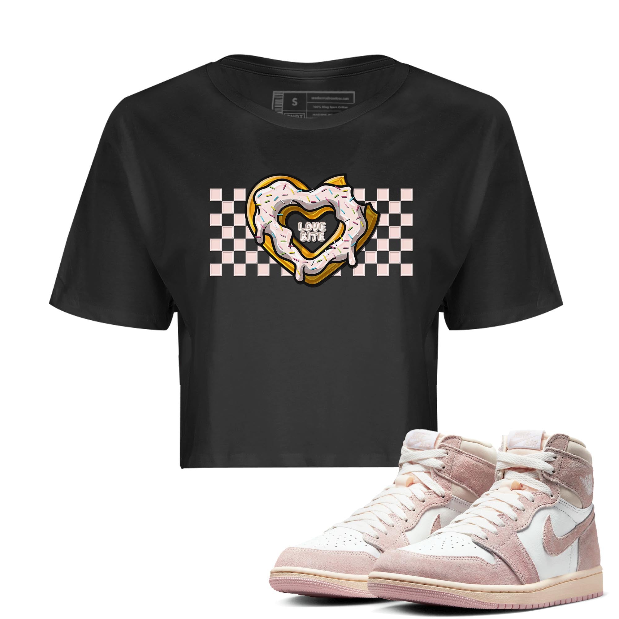 Love Bite Women's Tops - Air Jordan 1 Washed Pink
