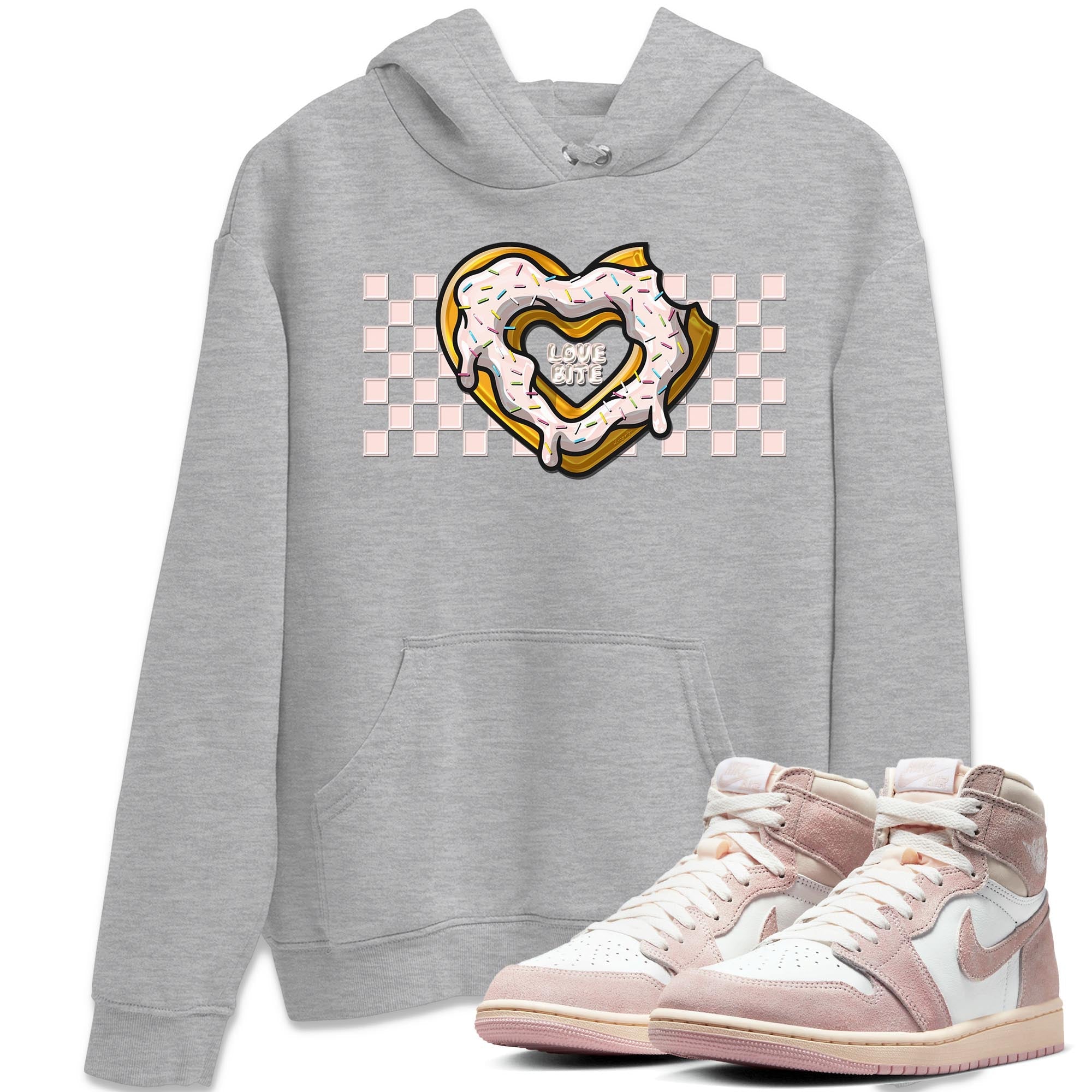 Love Bite Unisex Tops - Air Jordan 1 Washed Pink