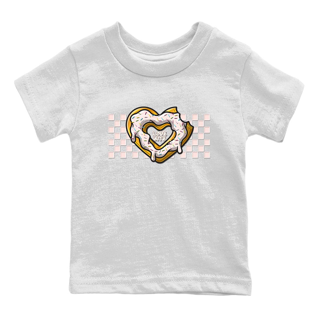 Love Bite Kids Tops - Air Jordan 1 Washed Pink