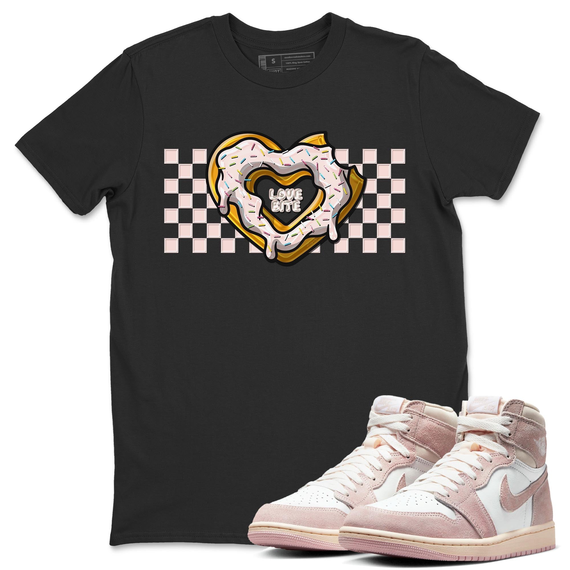 Love Bite Unisex Tops - Air Jordan 1 Washed Pink