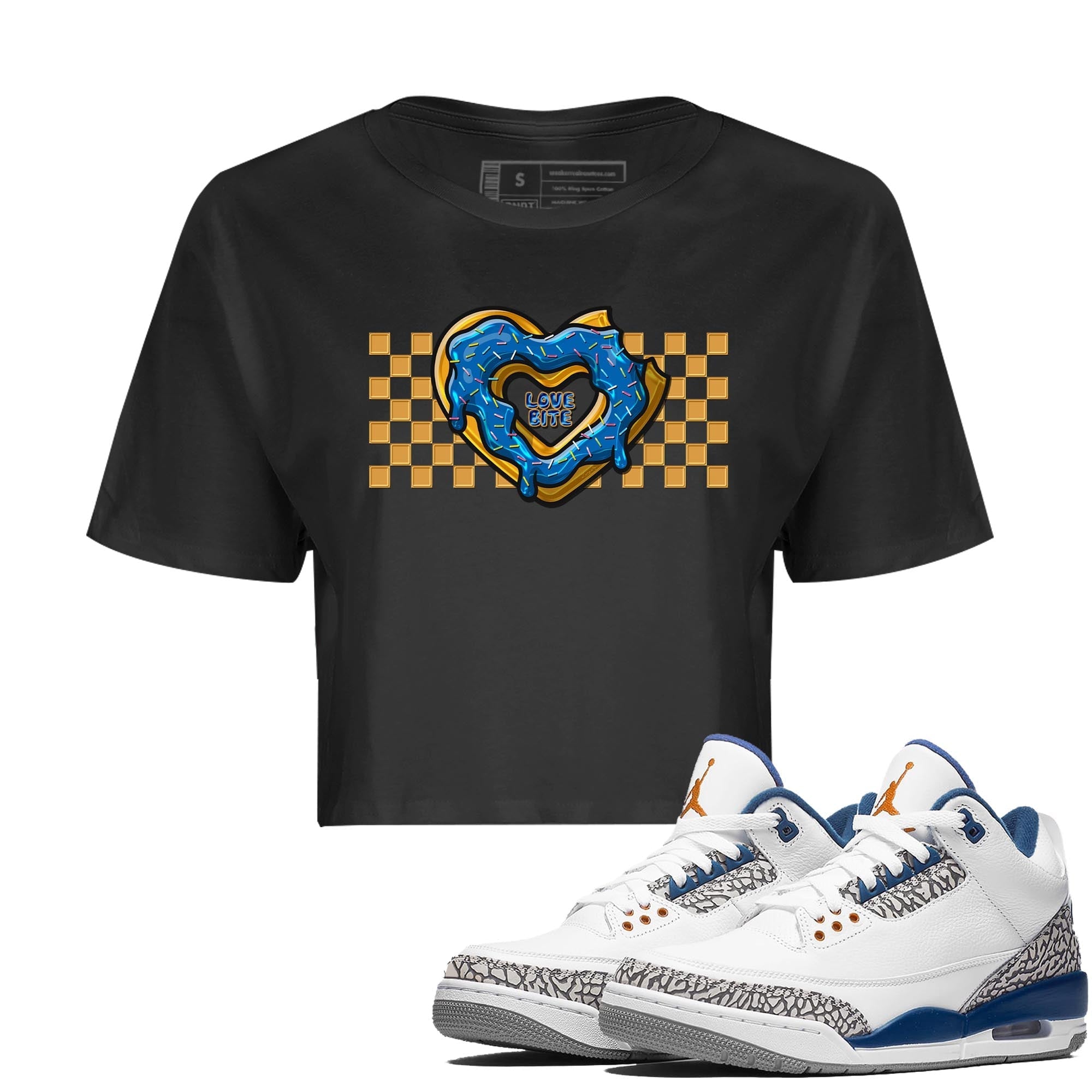 Love Bite Women's Tops - Air Jordan 3 Wizards