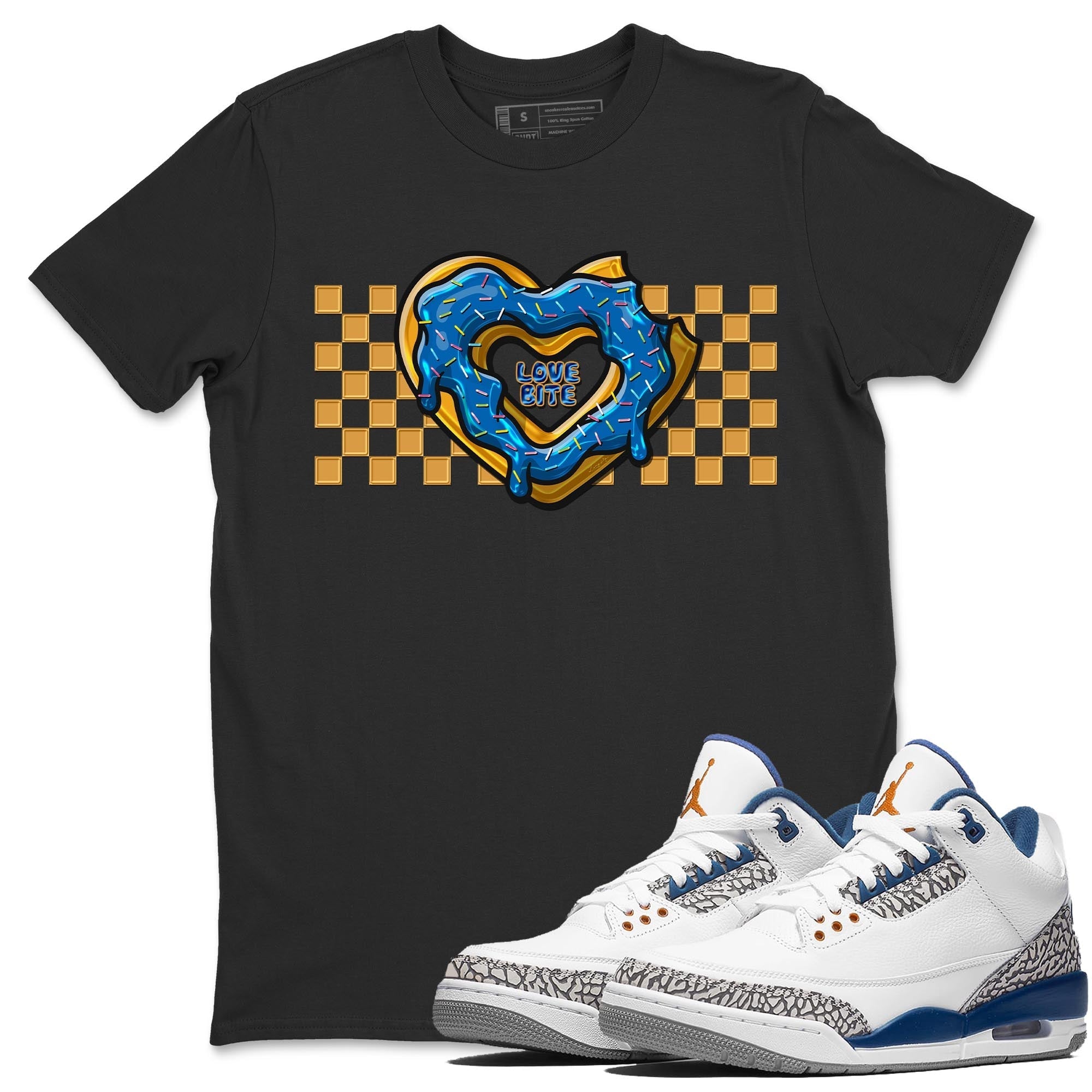 Love Bite Unisex Tops - Air Jordan 3 Wizards