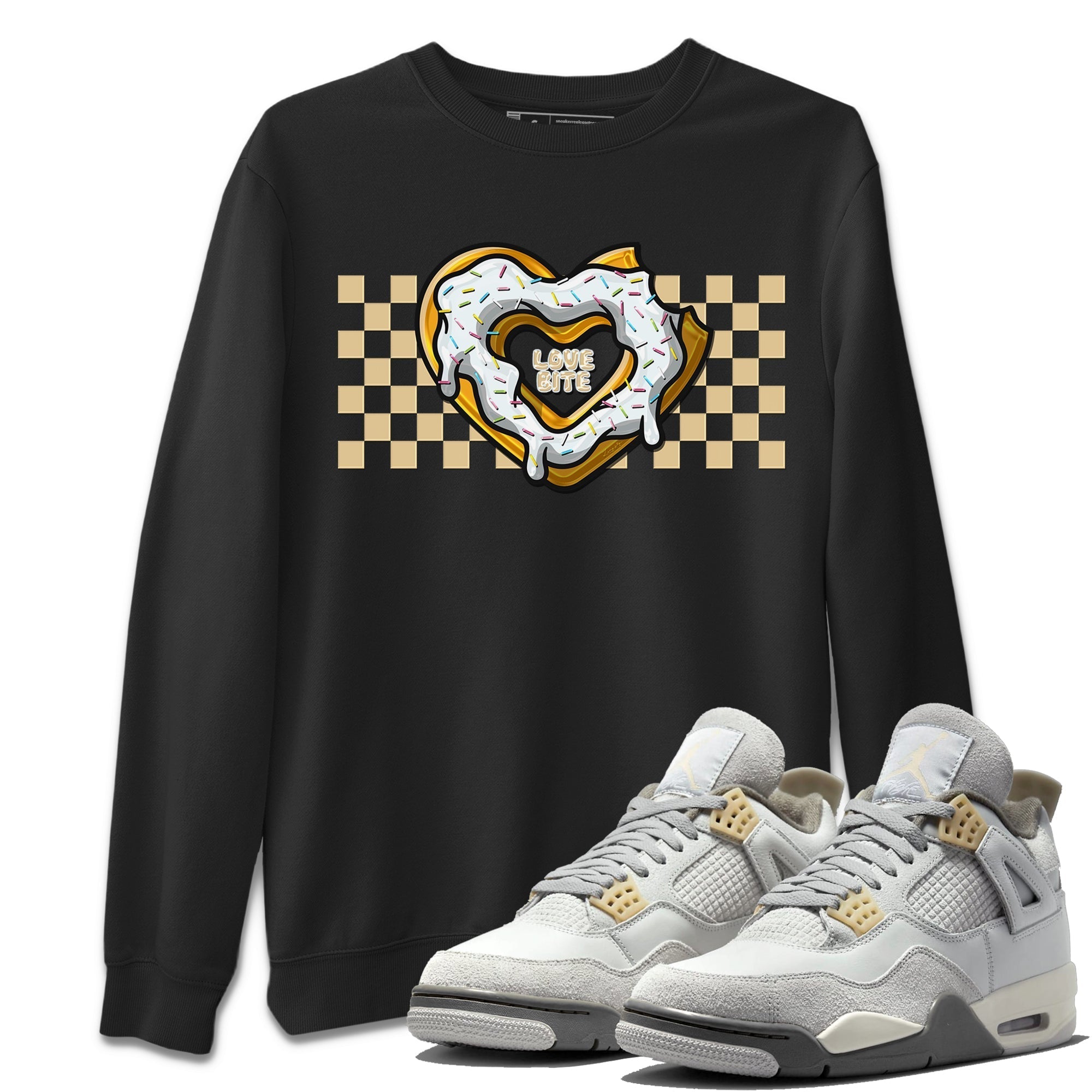 Love Bite Unisex Tops - Air Jordan 4 Craft