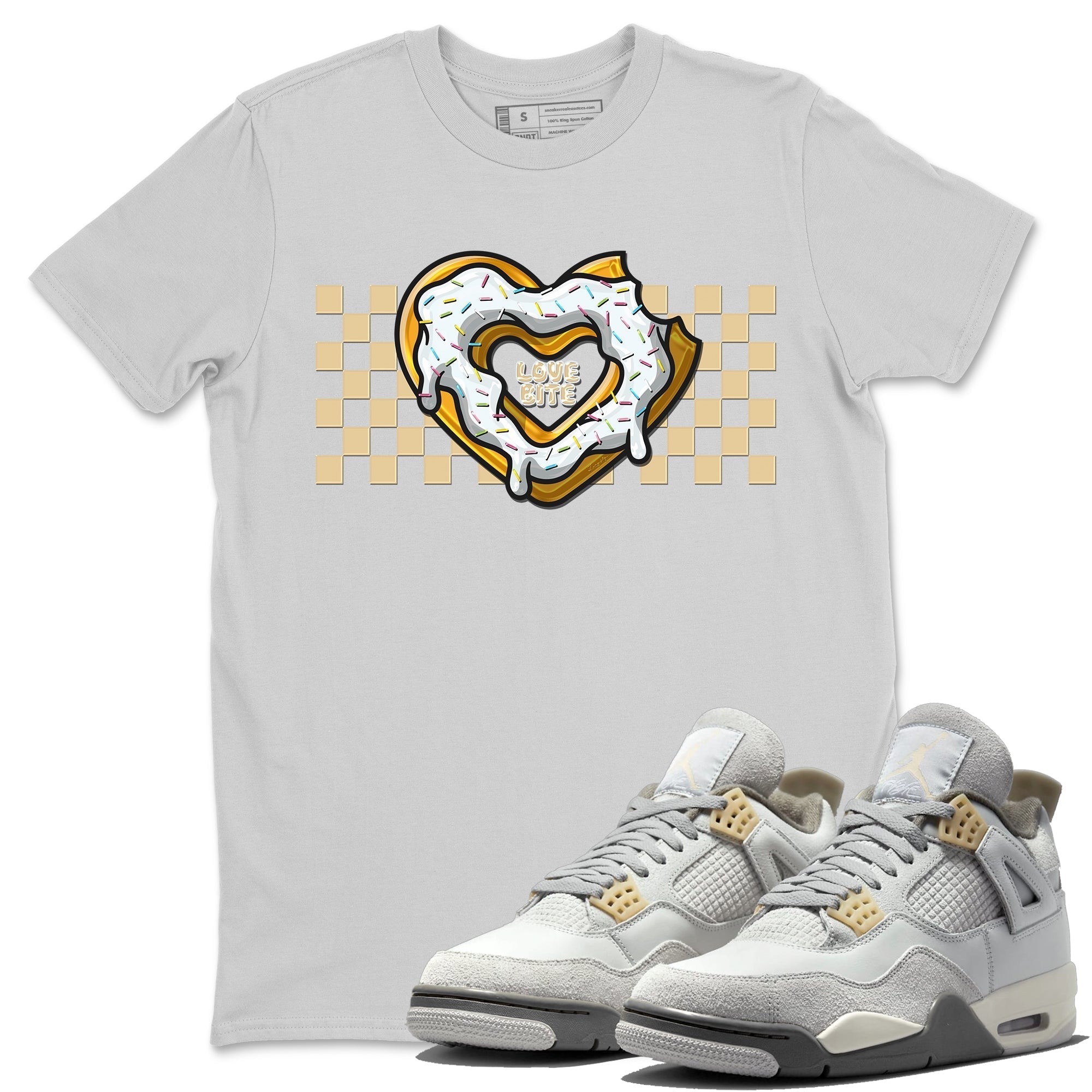 Love Bite Unisex Tops - Air Jordan 4 Craft