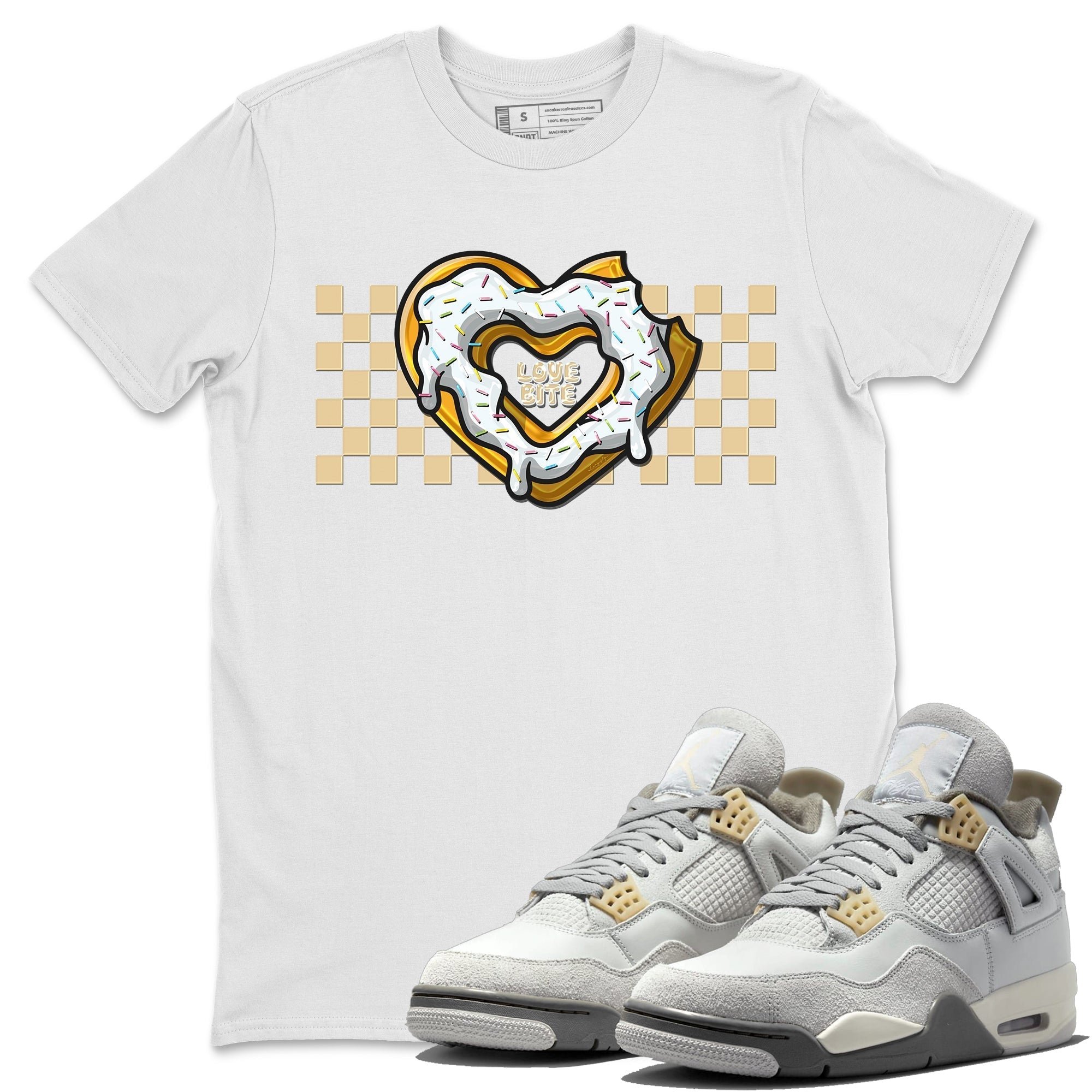 Love Bite Unisex Tops - Air Jordan 4 Craft