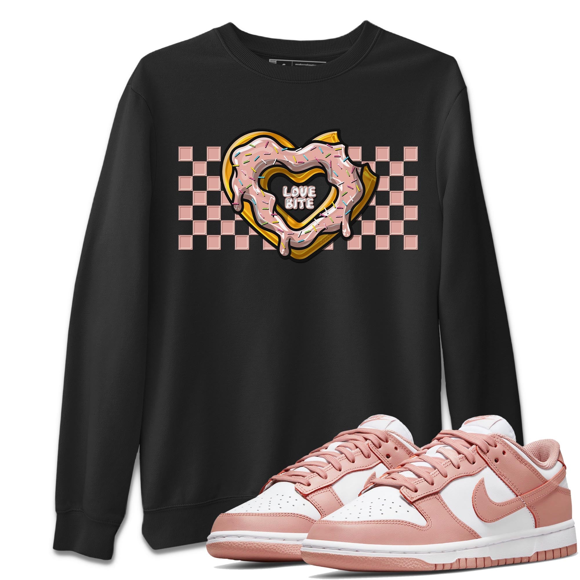 Love Bite snkmatch Tee - Dunk Rose Whisper