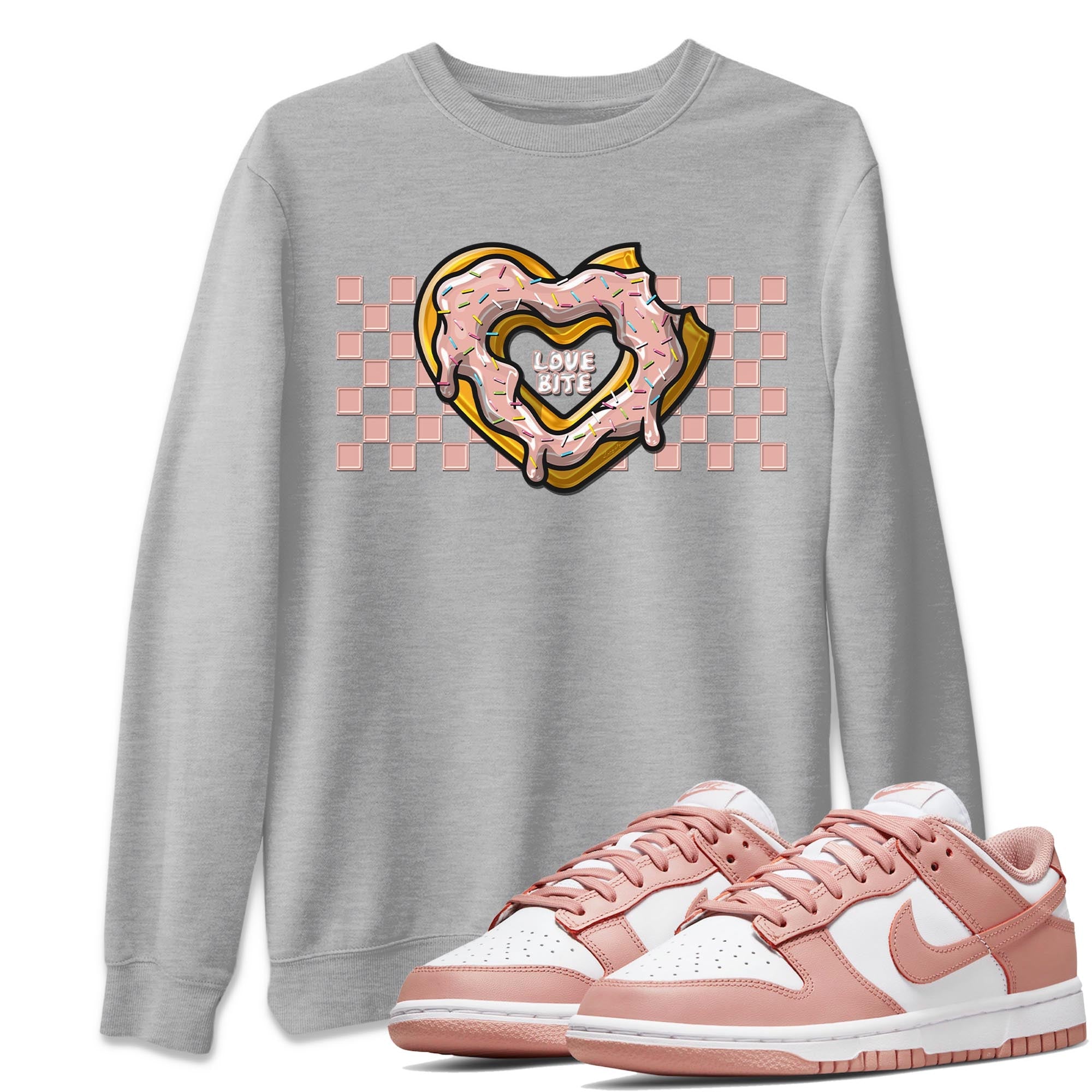 Love Bite snkmatch Tee - Dunk Rose Whisper