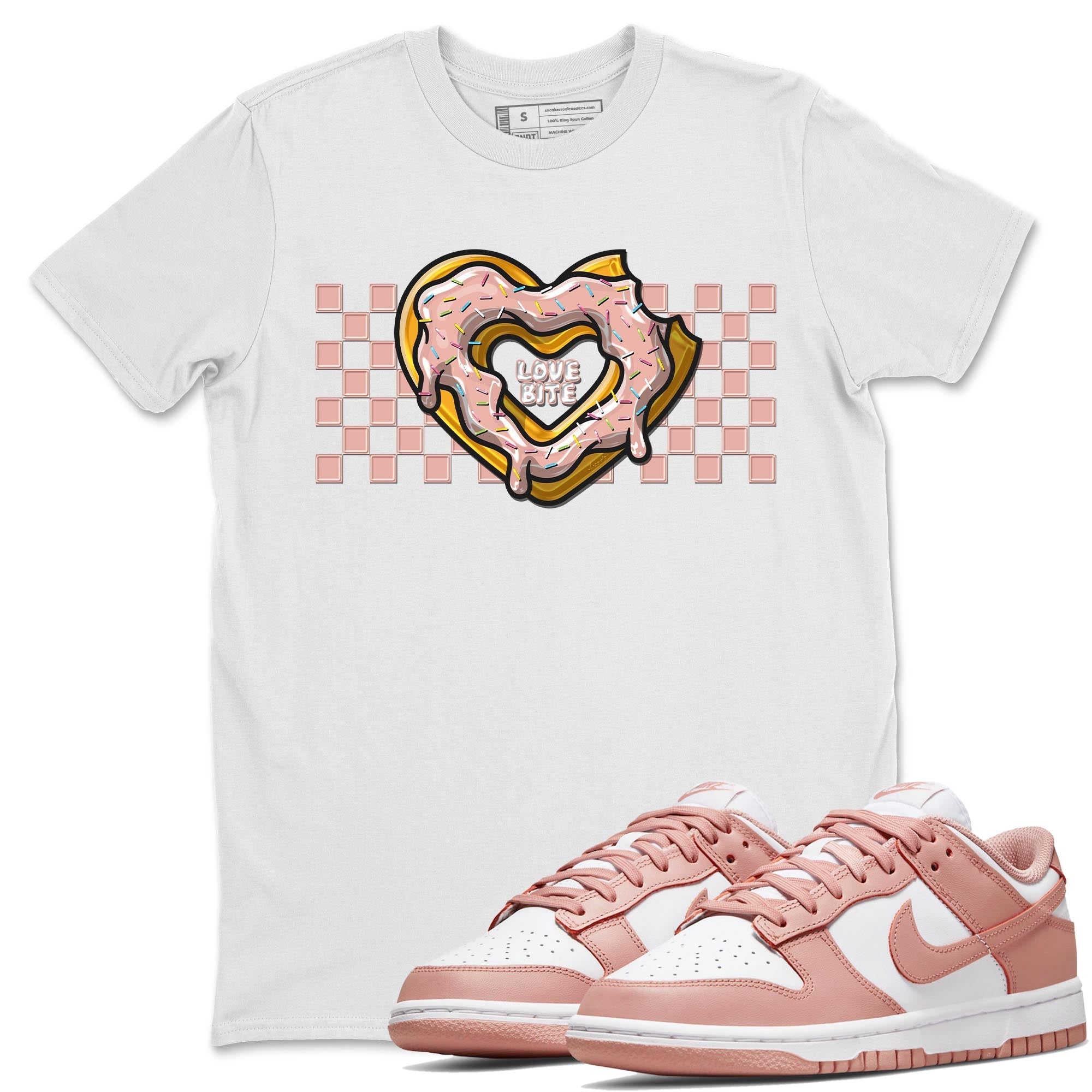 Love Bite snkmatch Tee - Dunk Rose Whisper
