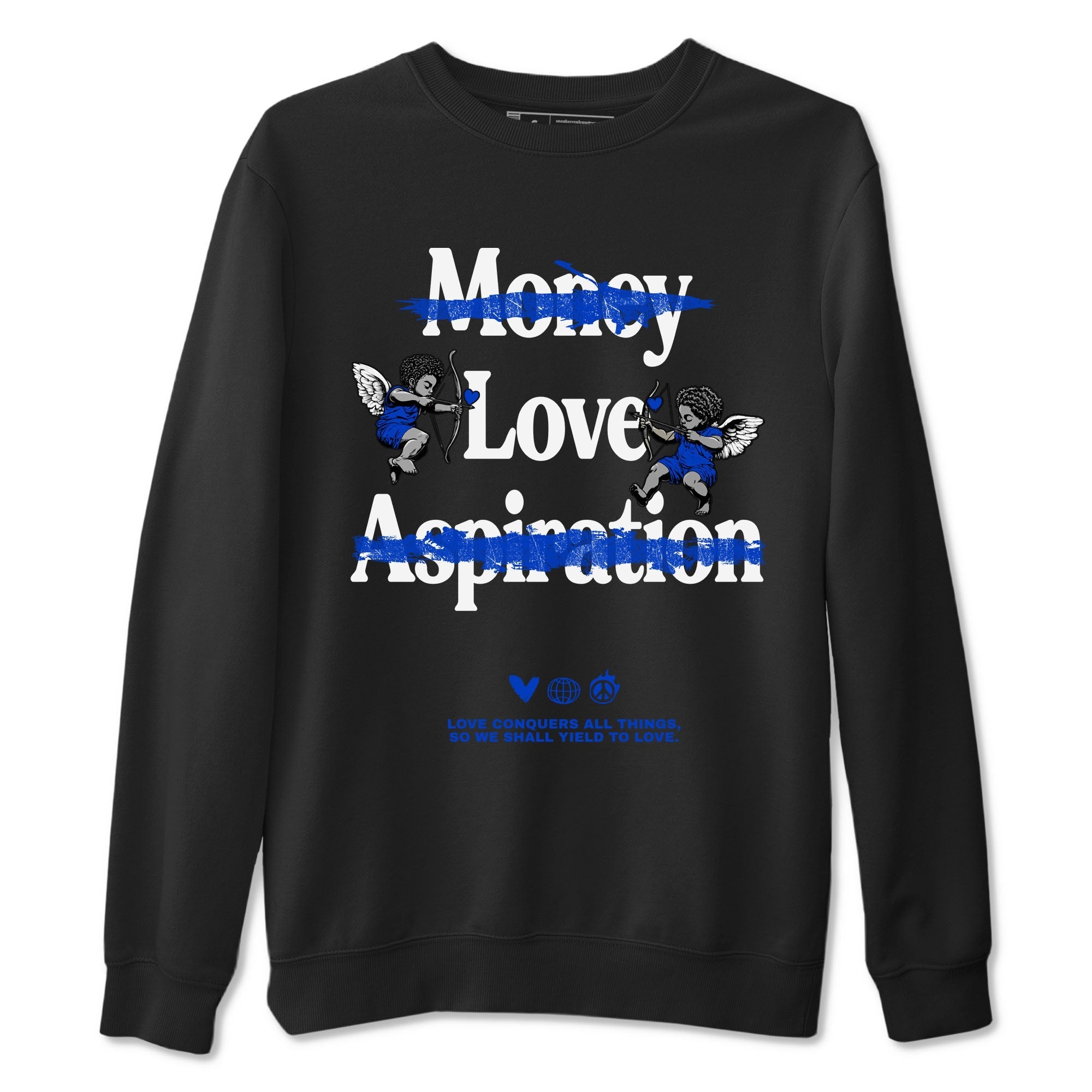 Love Conquers All Things snkmatch Tees - Air Jordan 12 Blueberry