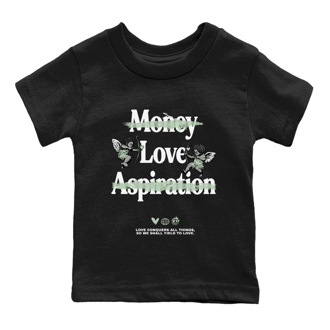 Love Conquers All Things snkmatch Tees Kids - Air Jordan 4 Abundance