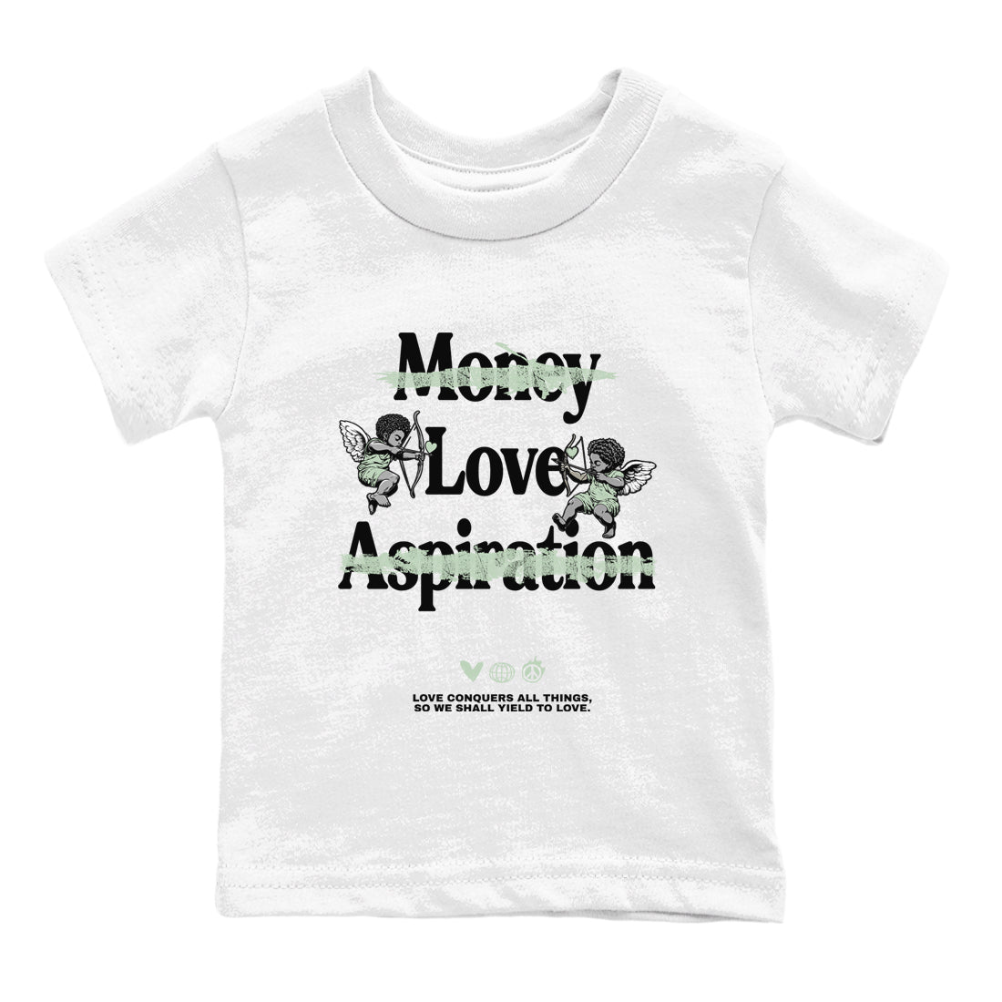 Love Conquers All Things snkmatch Tees Kids - Air Jordan 4 Abundance