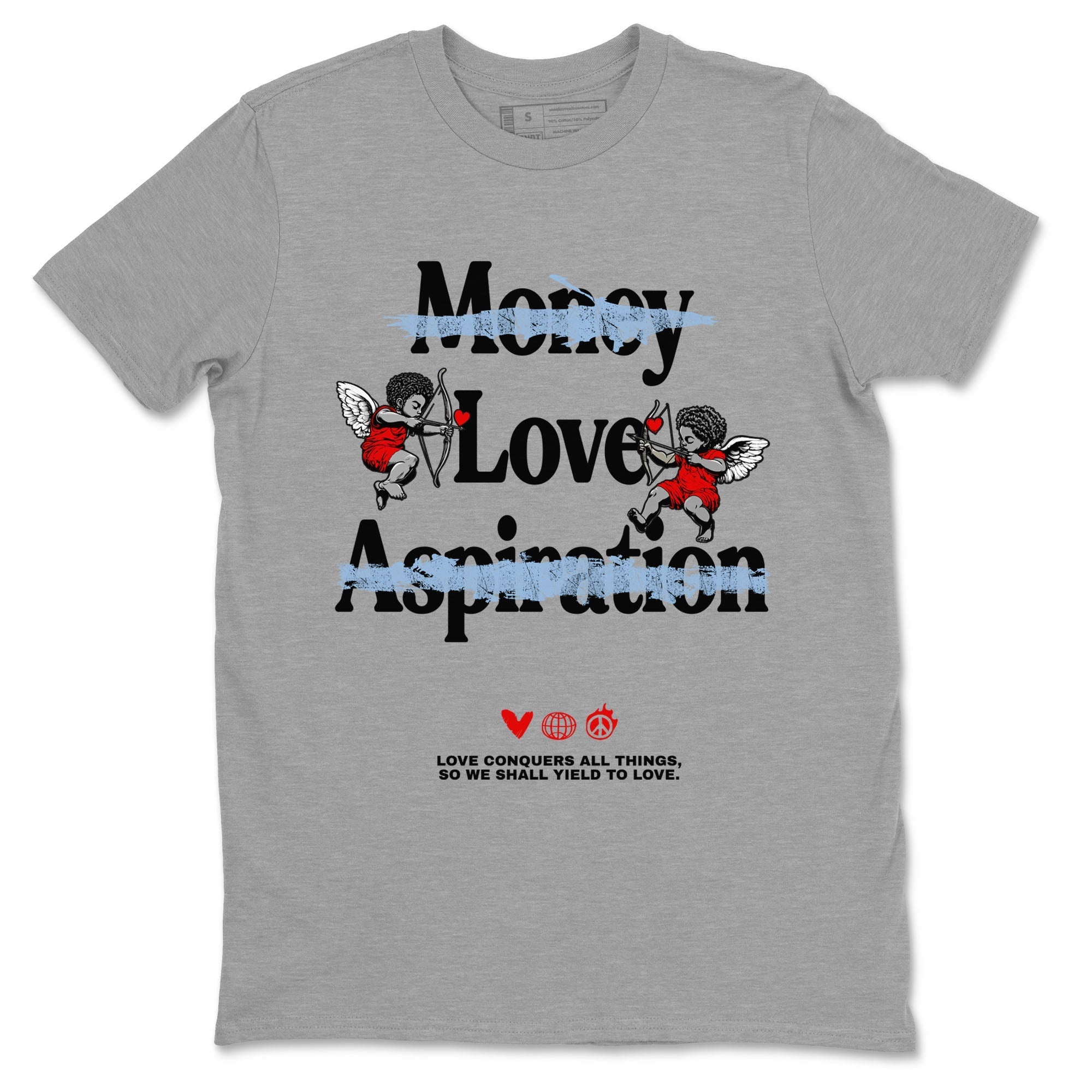 Love Conquers All Things snkmatch Tees - Air Jordan 5 Reimagined