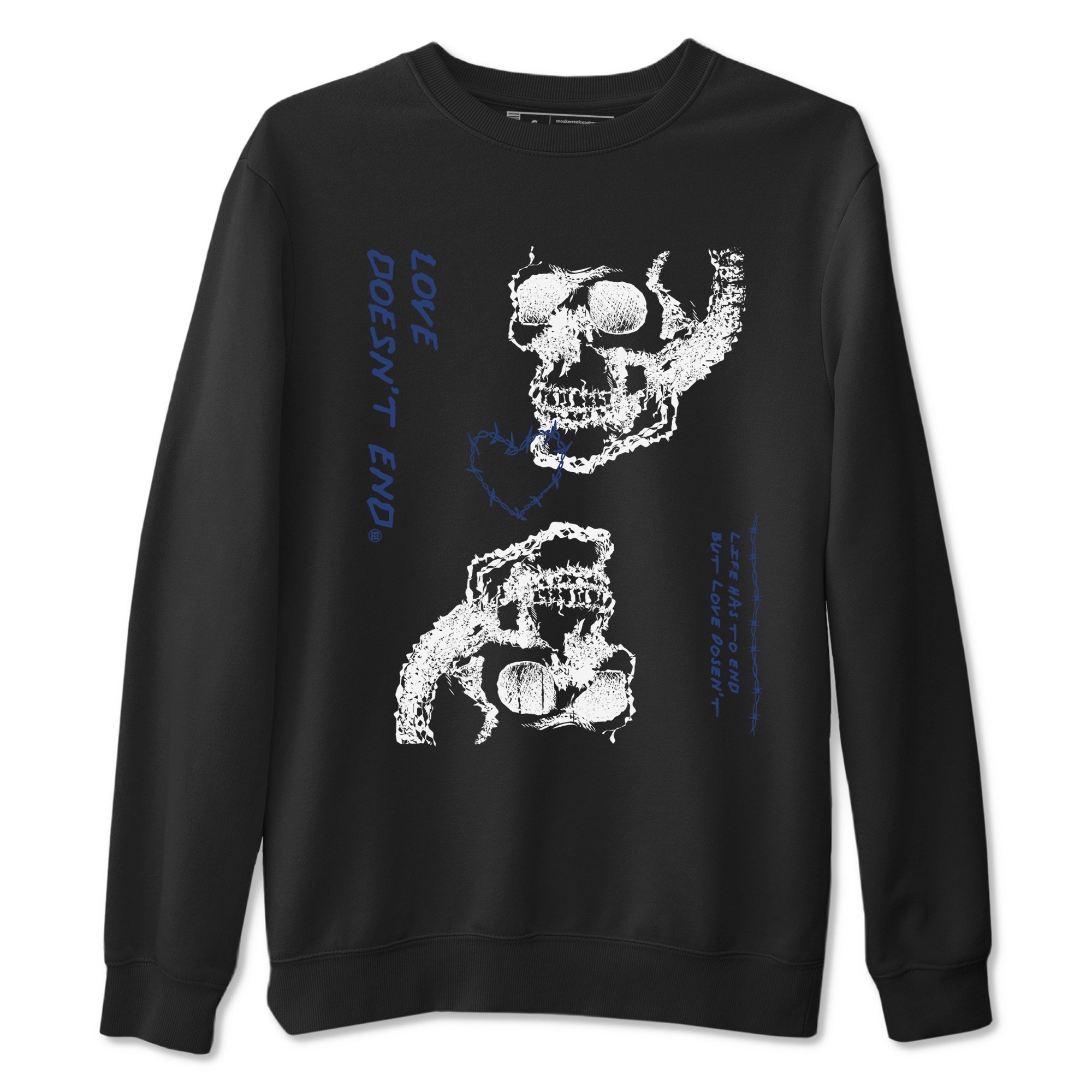 Love Doesn't End snkmatch Tees - Air Jordan 1 Midnight Navy