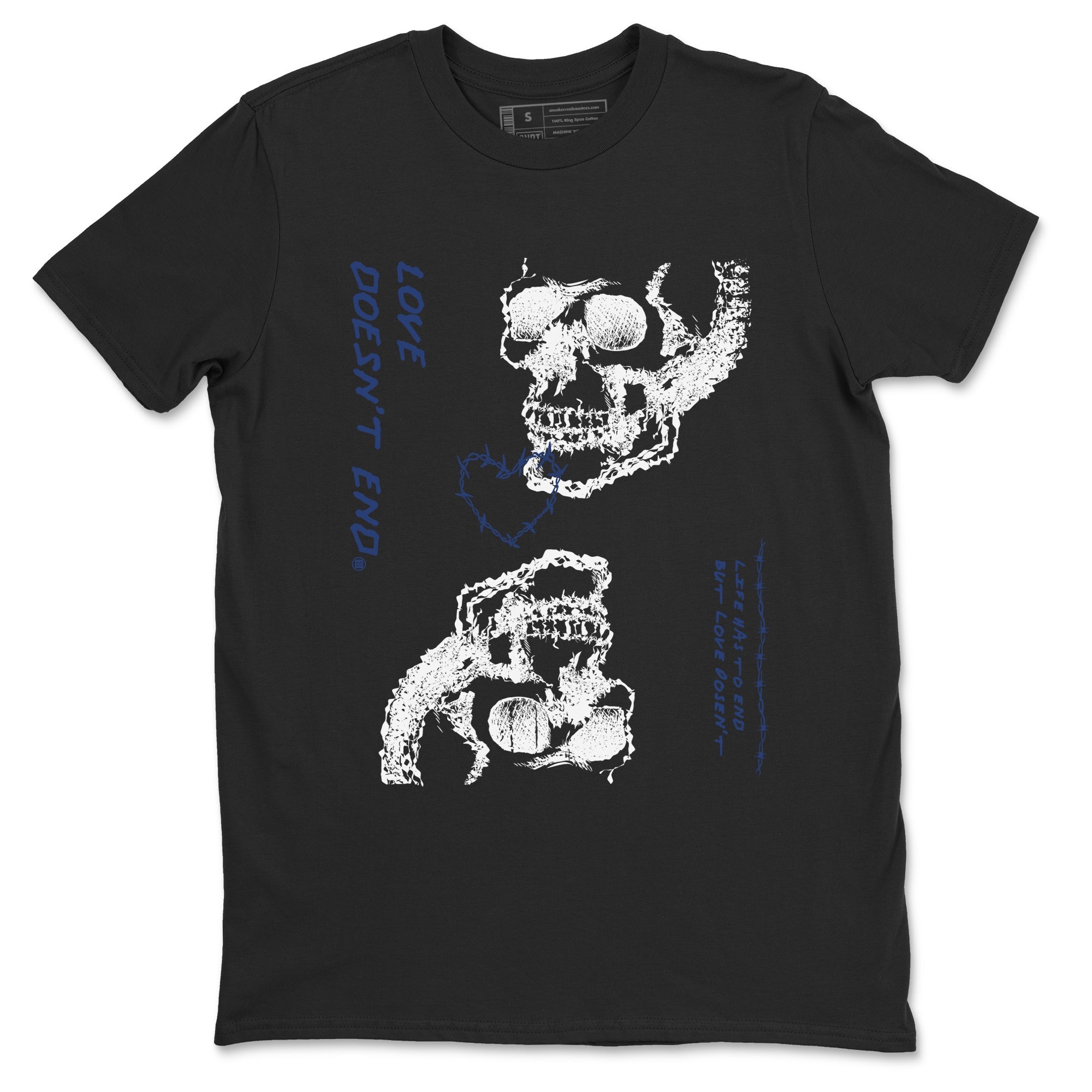 Love Doesn't End snkmatch Tees - Air Jordan 1 Midnight Navy