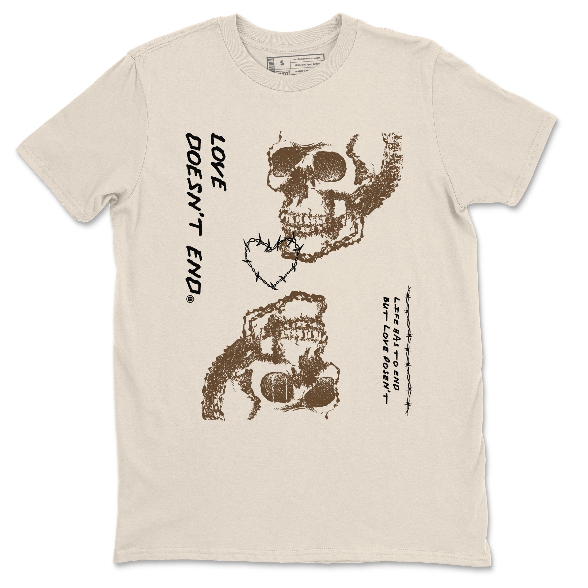 Love Doesn't End snkmatch Tees - Air Jordan 1 Mocha