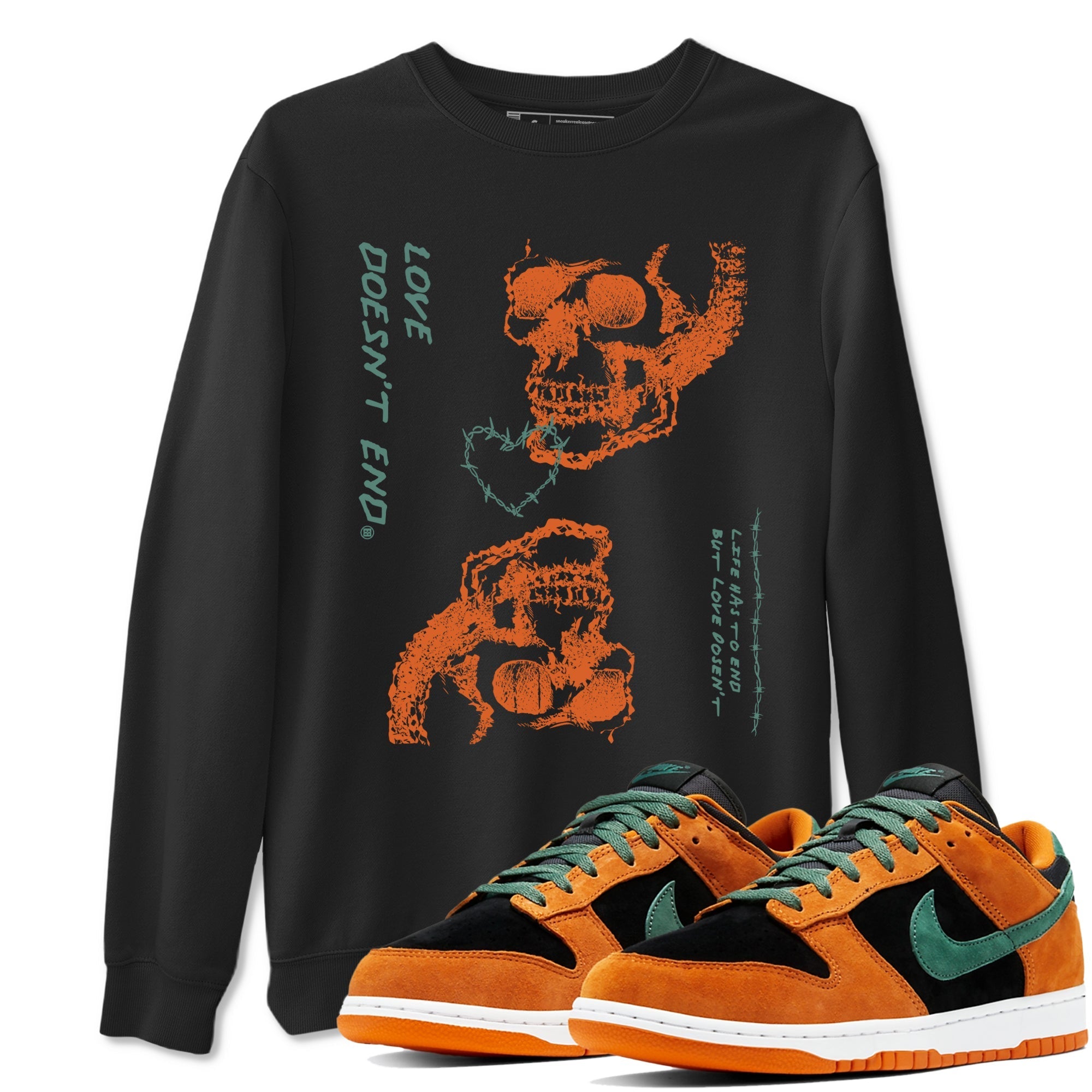 Love Doesn't End snkmatch Tees - Dunk Ceramic