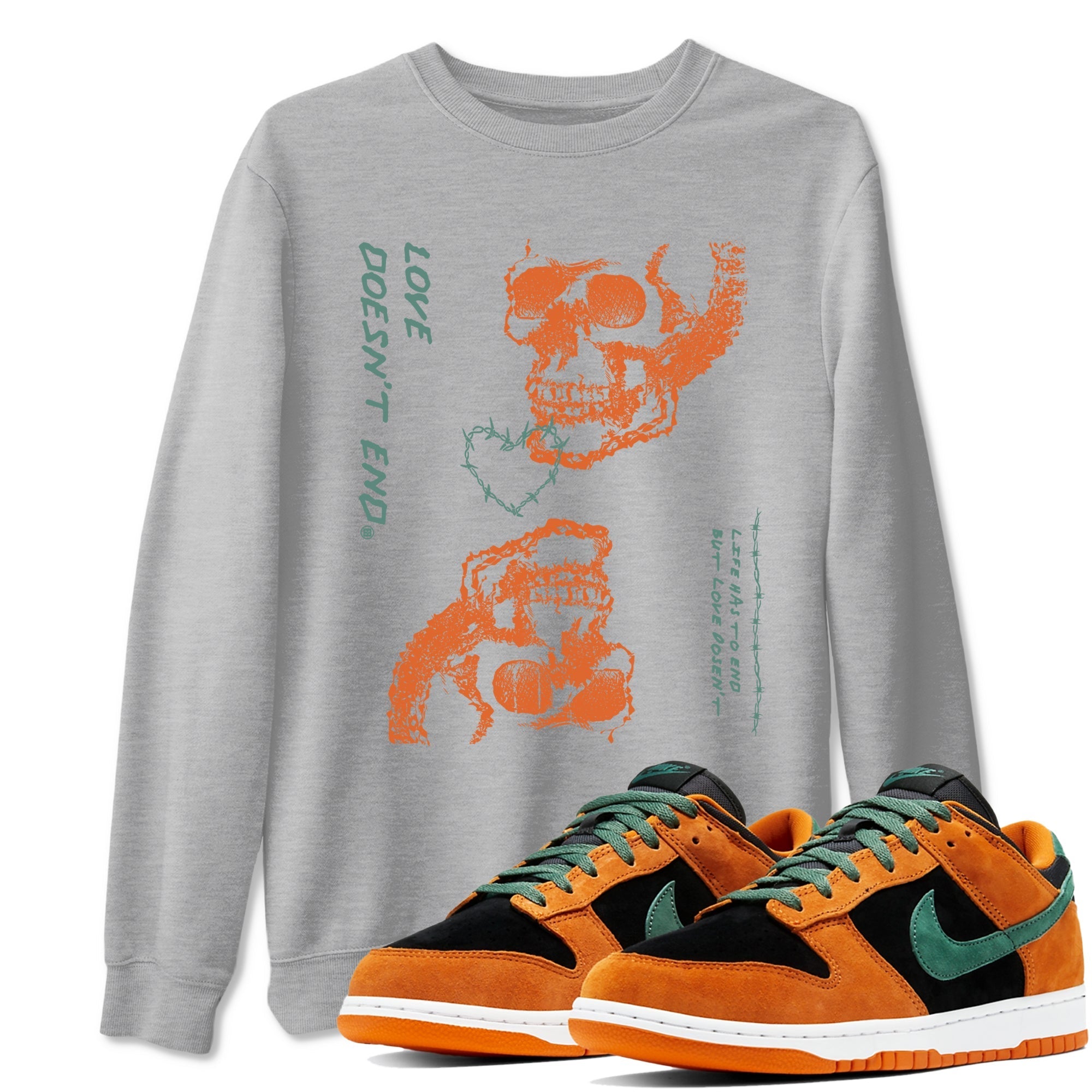 Love Doesn't End snkmatch Tees - Dunk Ceramic