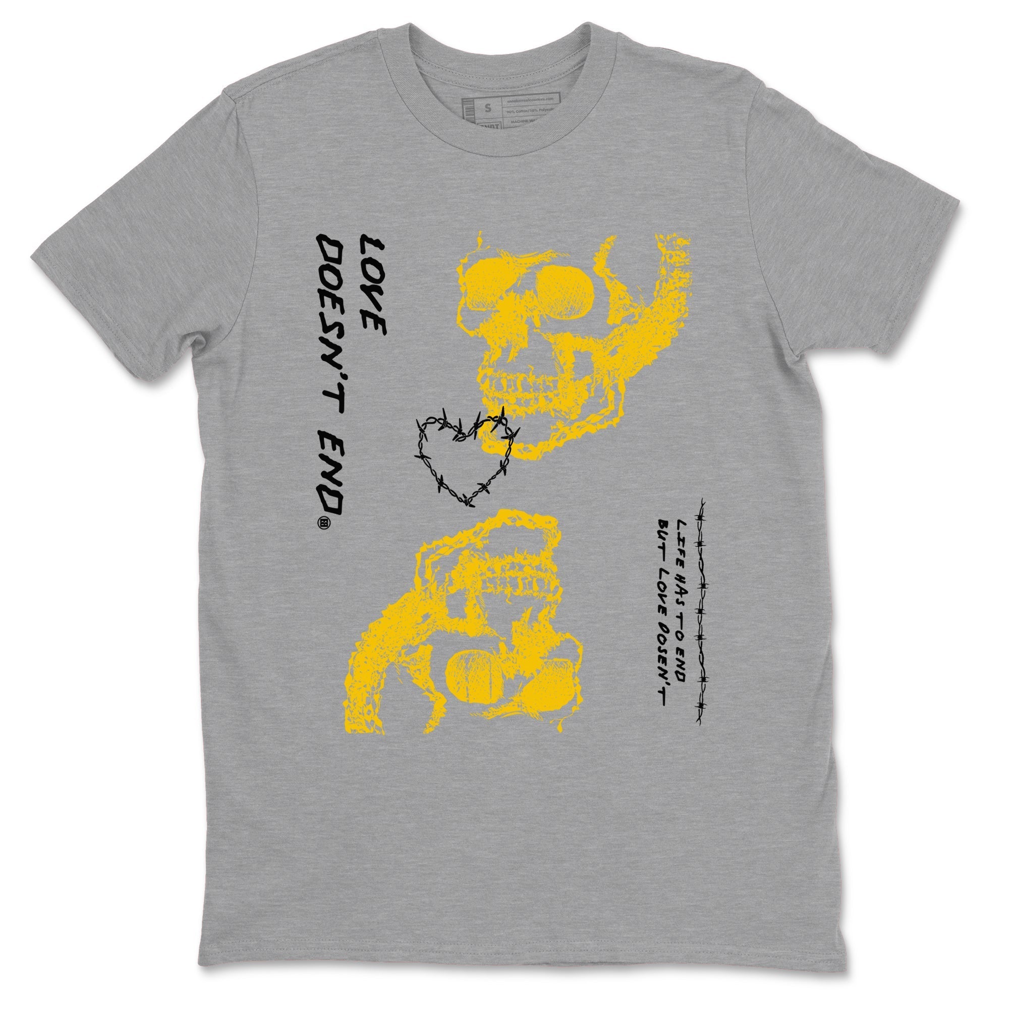 Love Doesn't End snkmatch Tees - Dunk High Pollen