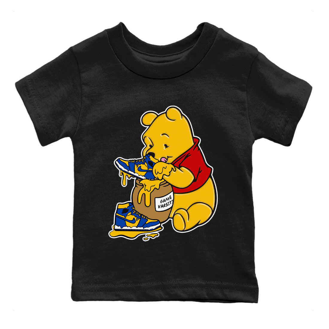Love Honey Kids Tops - Air Jordan 1 Game Royal Varsity Maize