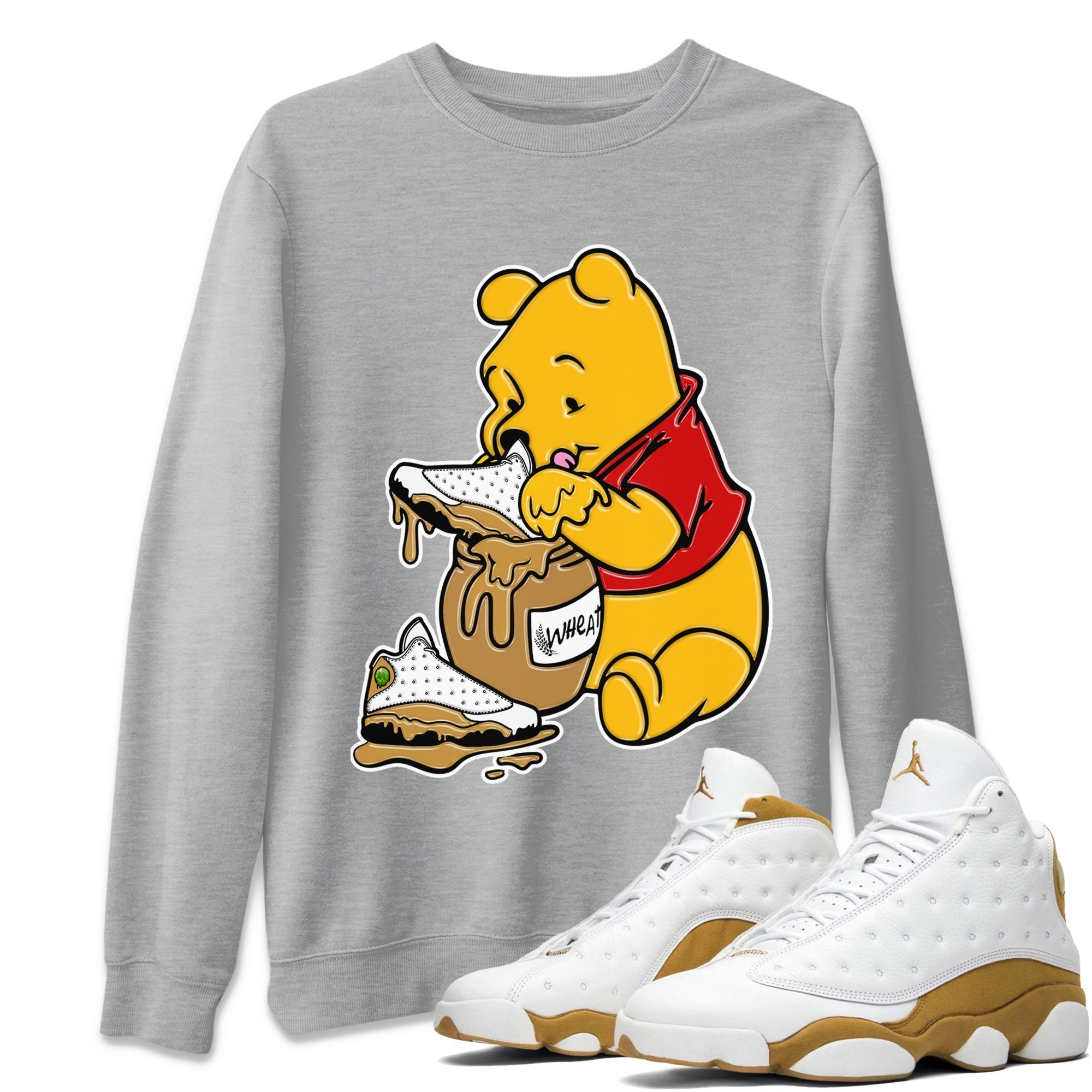 Love Honey Unisex Tops - Air Jordan 13 Wheat