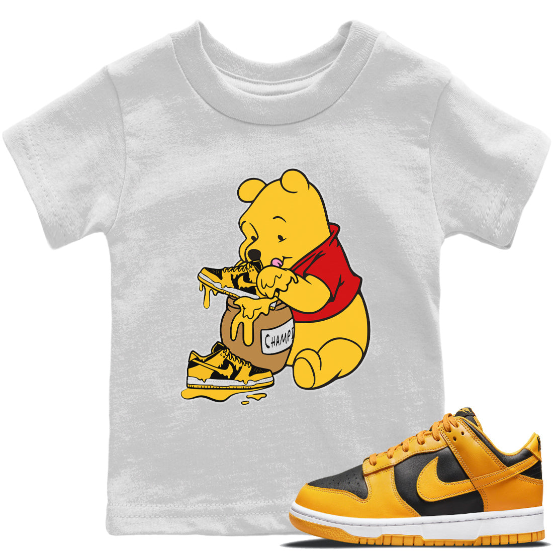 Love Honey Kids Tops - Dunk Championship Goldenrod