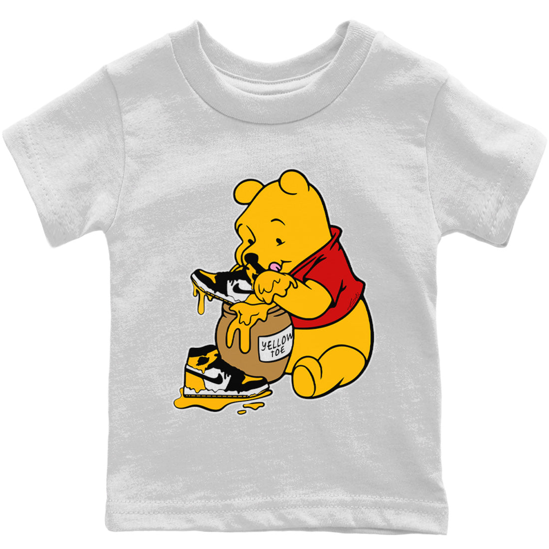Love Honey Kids Tops - Air Jordan 1 Yellow Toe