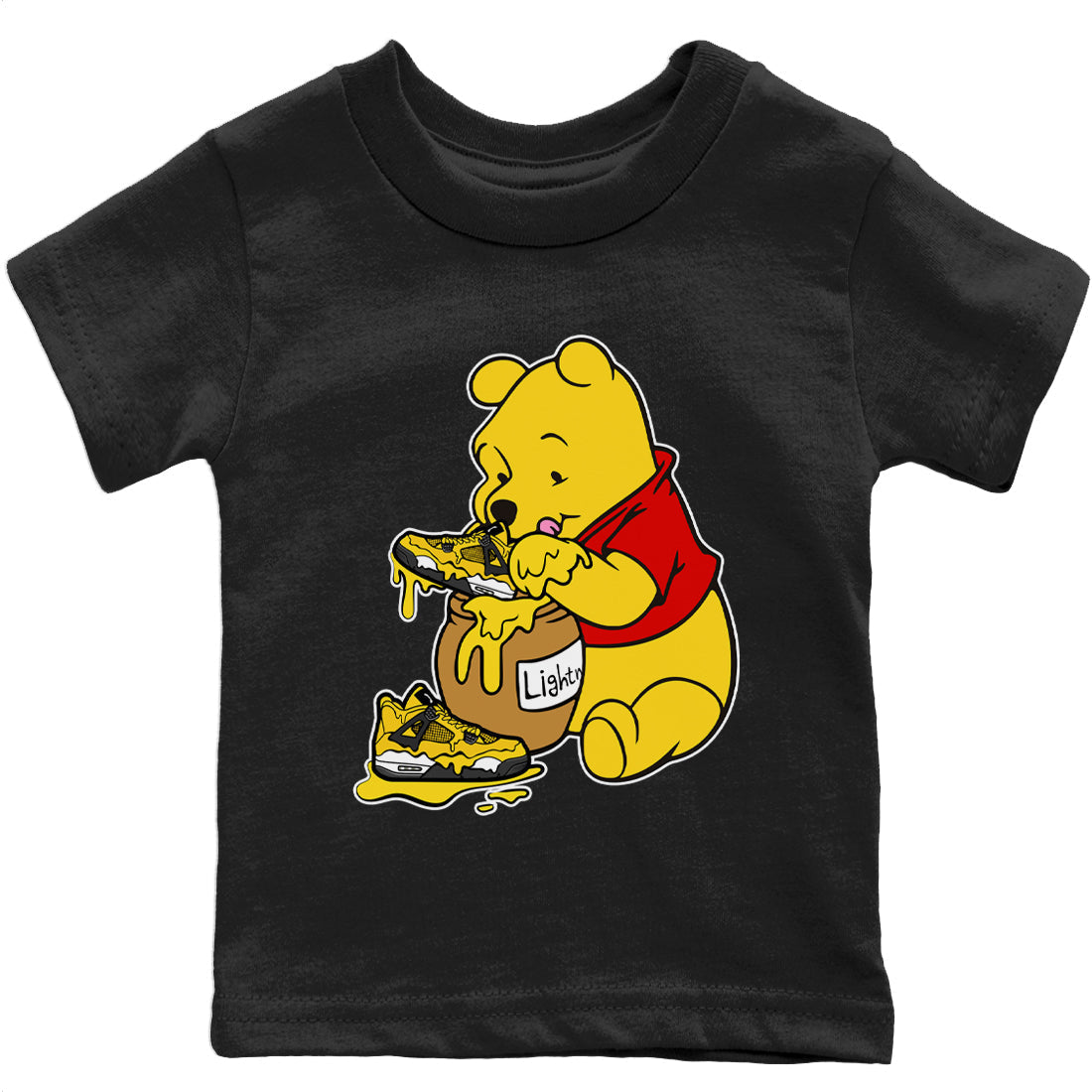 Love Honey Kids Tops - Air Jordan 4 Lightning