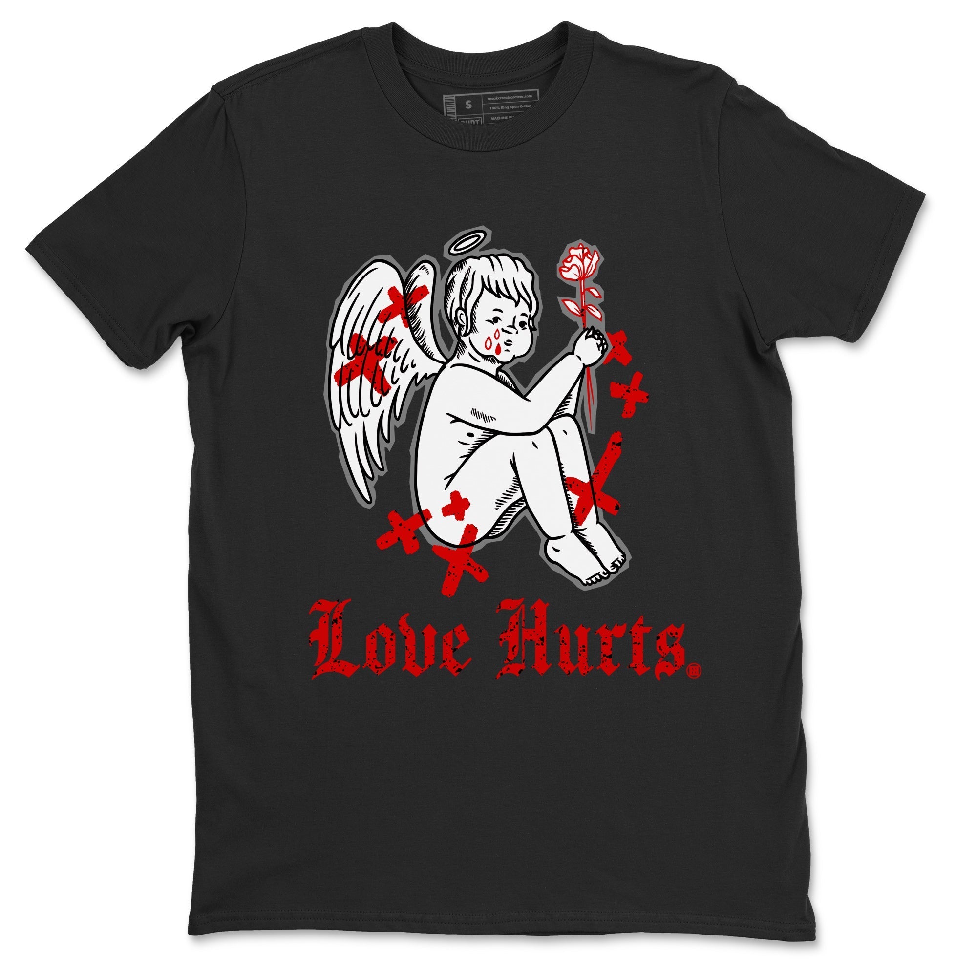 Love Hurts Unisex Tops - Air Jordan 4 Red Cement