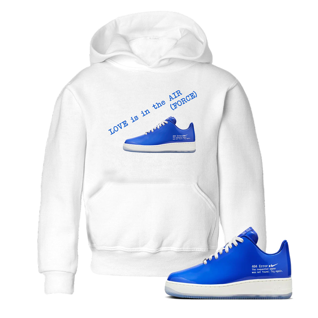 Love Is In The Air snkmatch Tees Kids - Air Force 1 404 Error